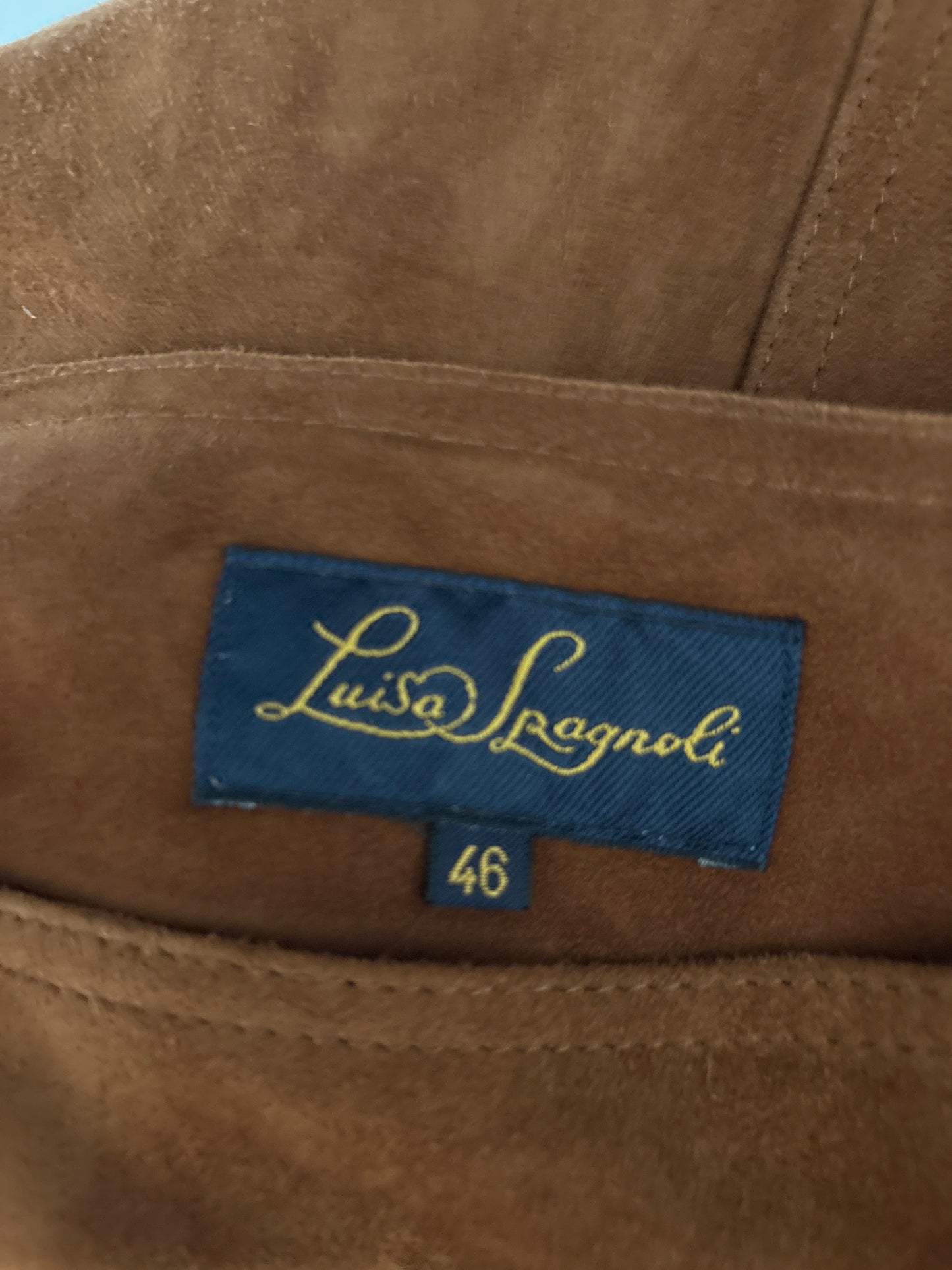 Fustă luxury Luisa Spagnoli din piele naturală