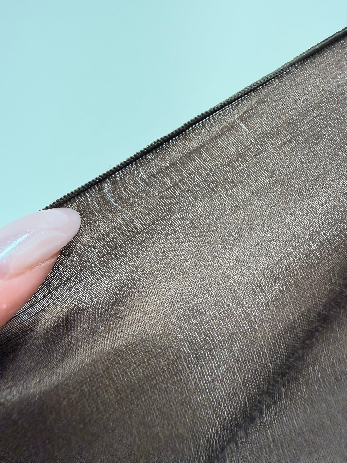 Top Marc Jacobs chocolate brown din in, mătase naturală și bumbac