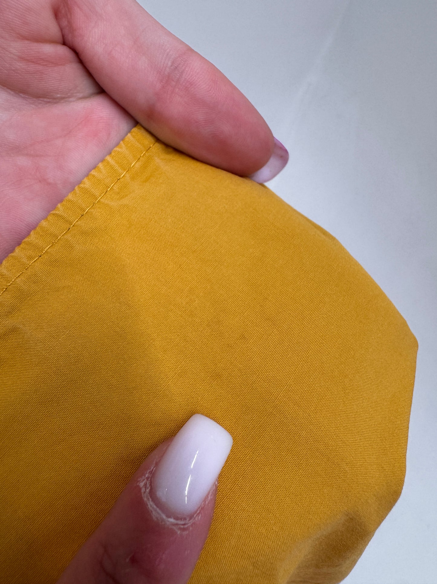 Set saffron yellow din poplin de bumbac in croi ultra chic