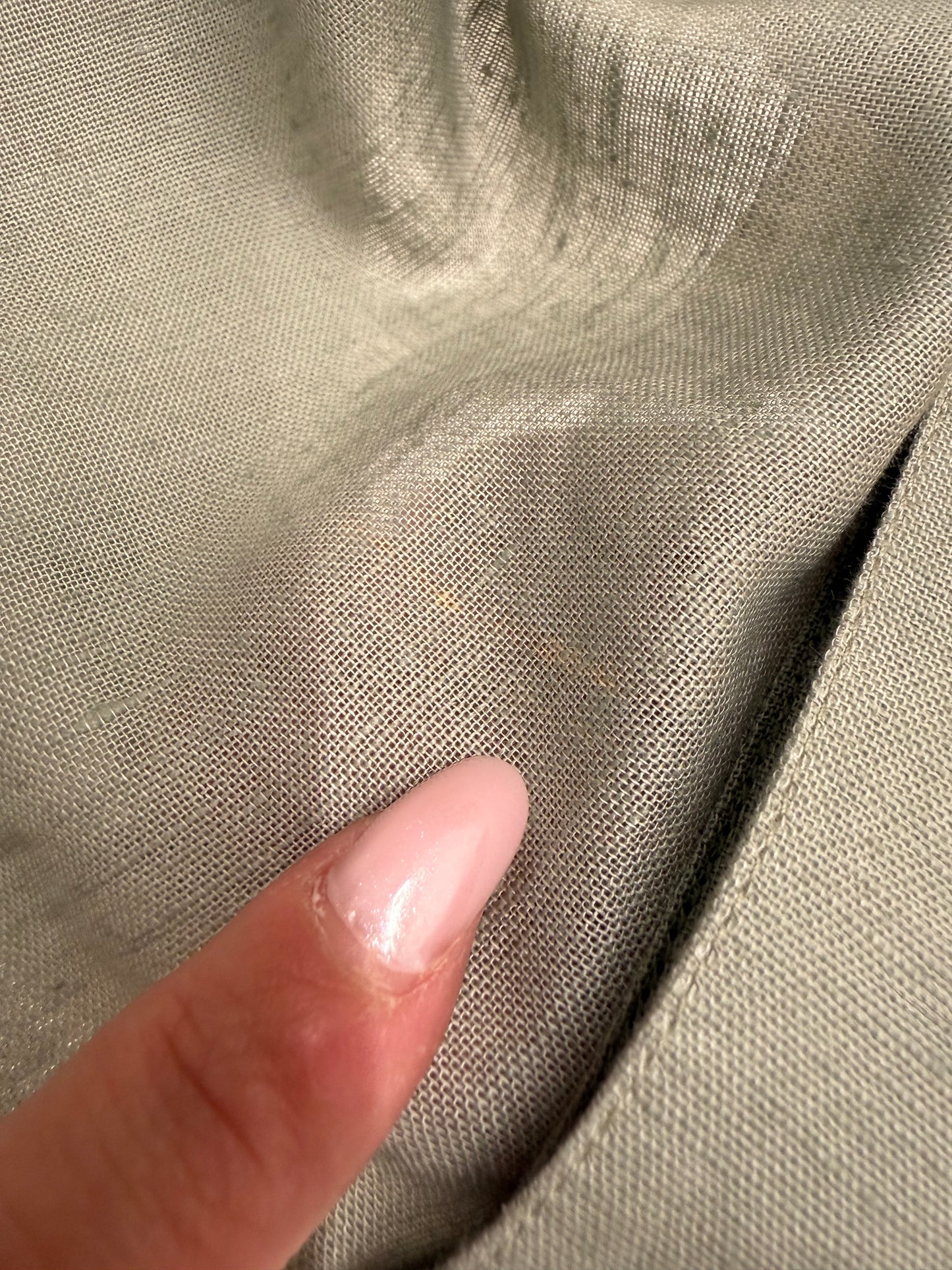 Cămașa vintage cu broderie manuală geometrica din pânză de in și bumbac