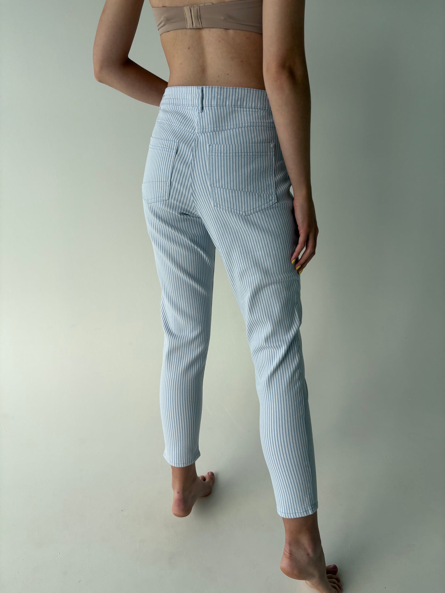 Jeans premium nou modelator cu influențe navale