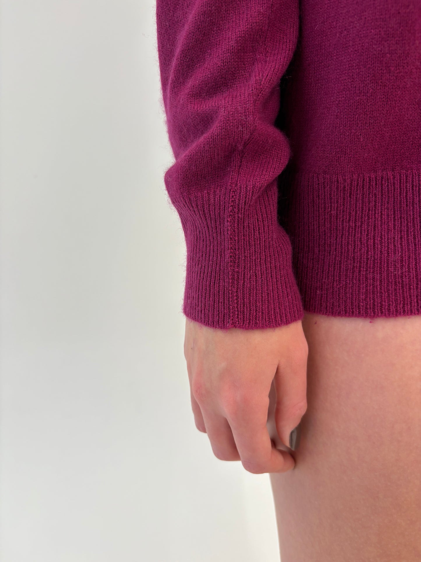 Cardigan în culoare superbă din cașmir și mătase naturală