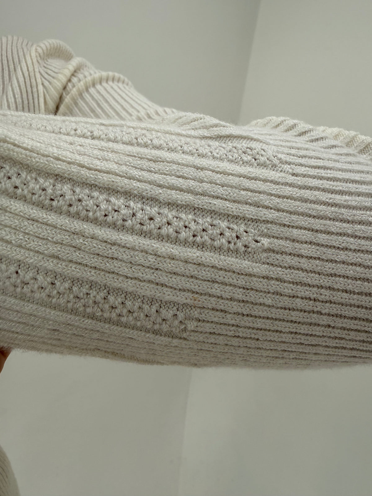 Pulover vintage luxury Claude Montana din lana extrafina ribbed