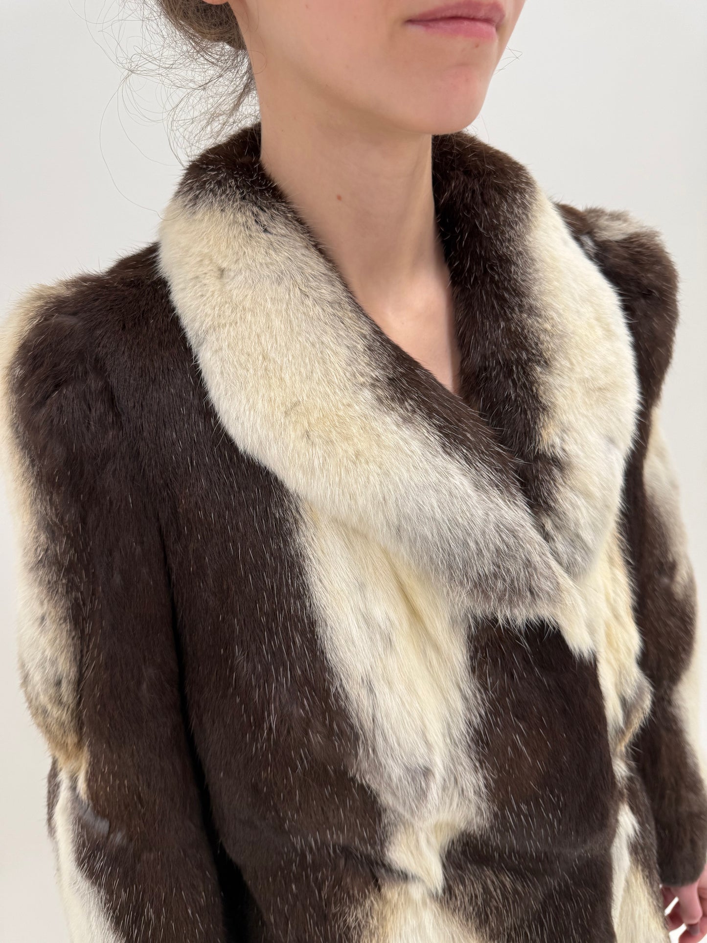 Blană vintage excepționala de Castor canadian tuns - produs ultra luxury