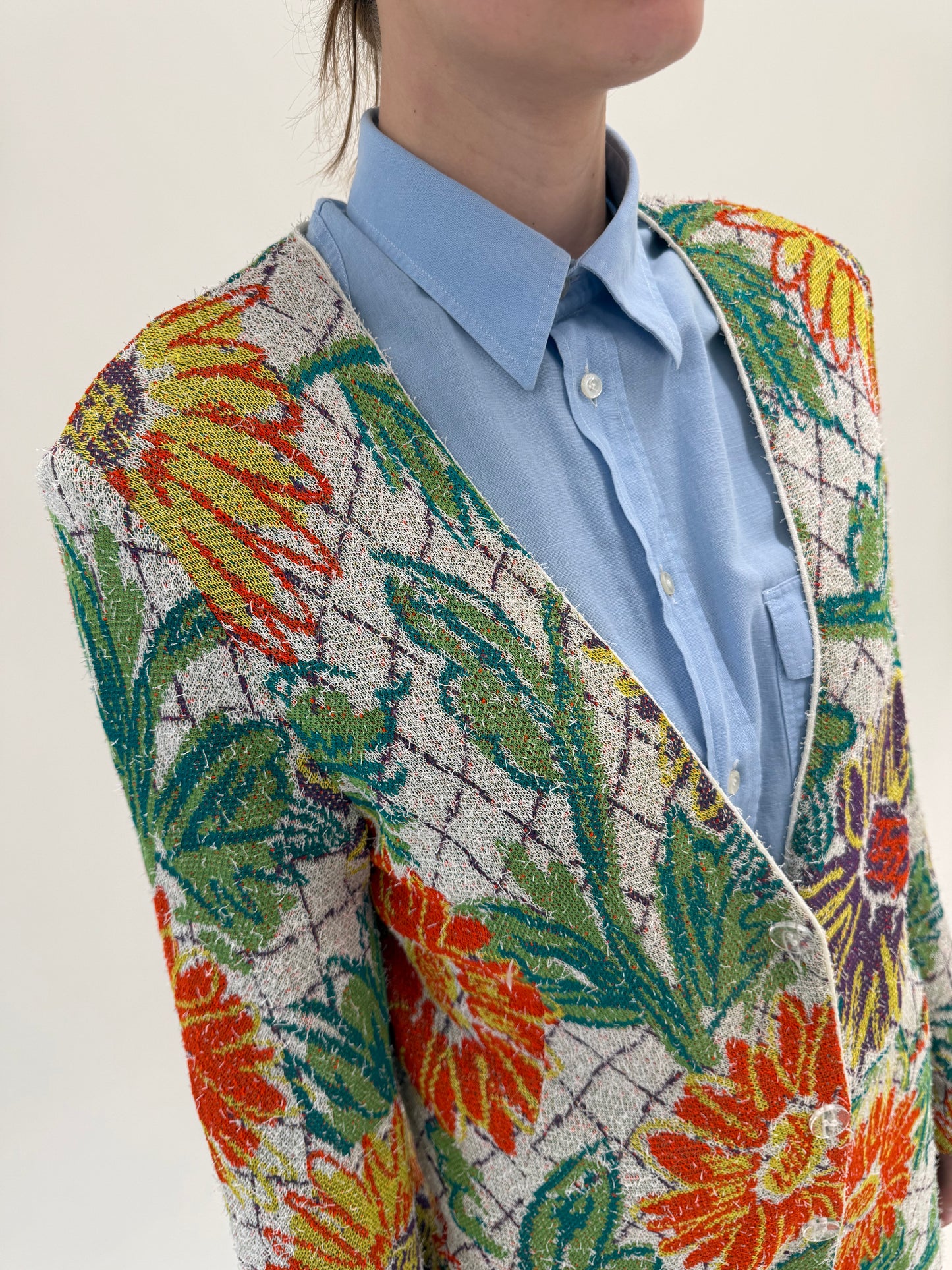 Cardigan ultra luxury Missoni din jerse de vară