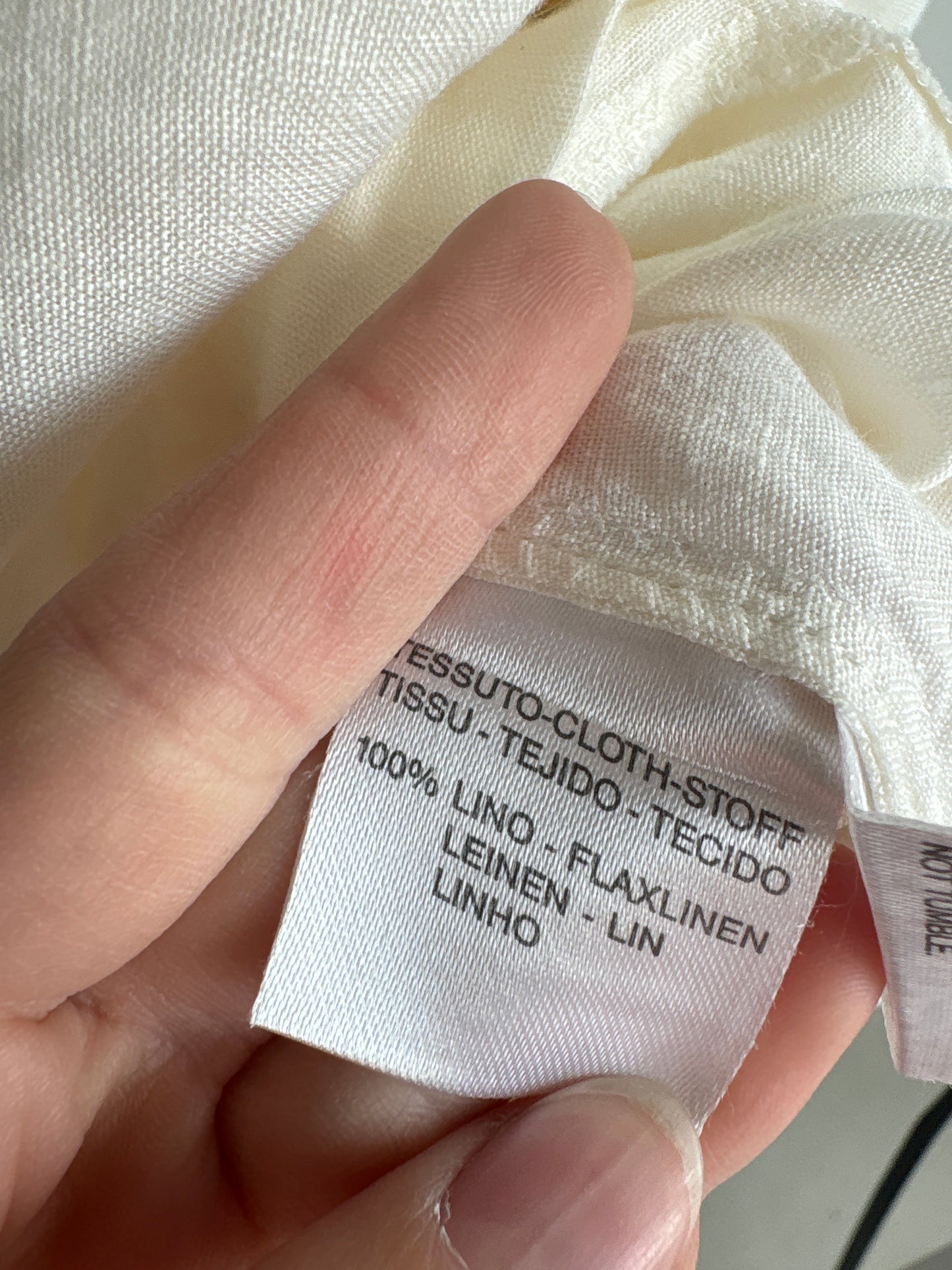Rochie tip tunica Marella by Max Mara din in excepțional butter yellow
