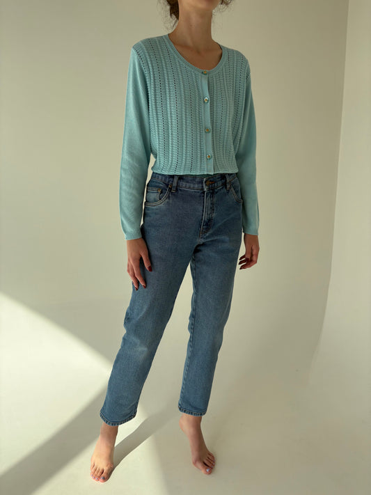 Jeans vintage premium groși modelatori classic wash