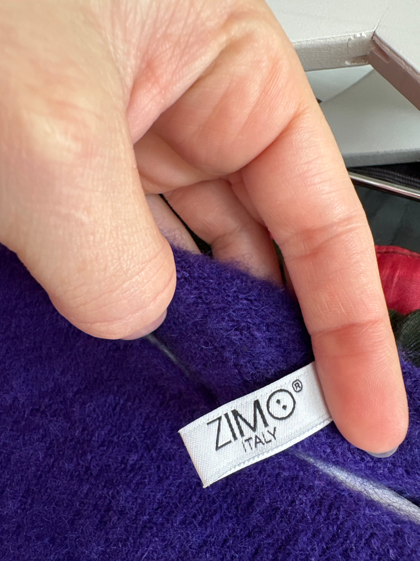 Pulover italian electric violet din mix de baby mohair