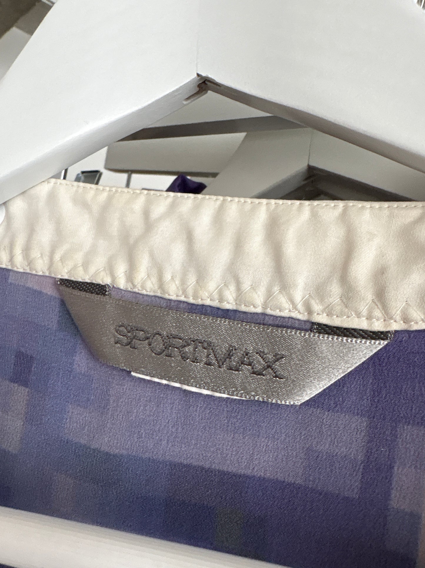 Rochie Max Mara din mătase naturală în croi chic atemporal