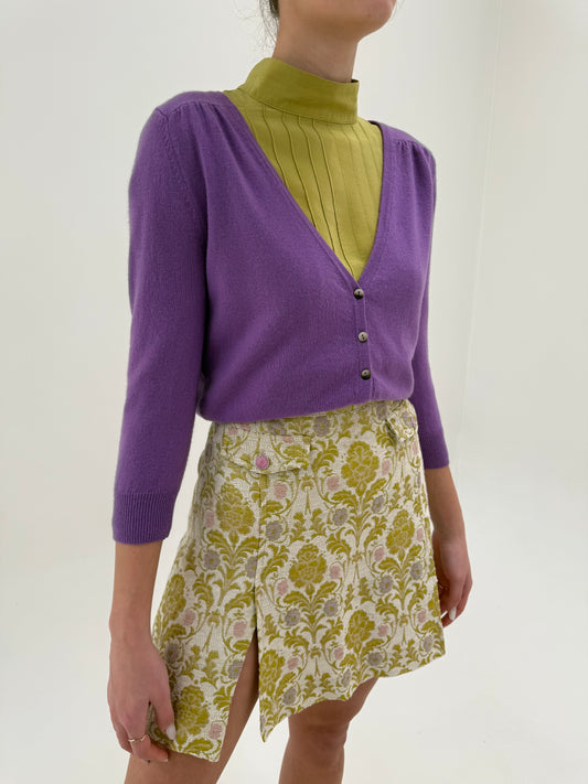 Cardigan din cașmir cu mânecă 3/4