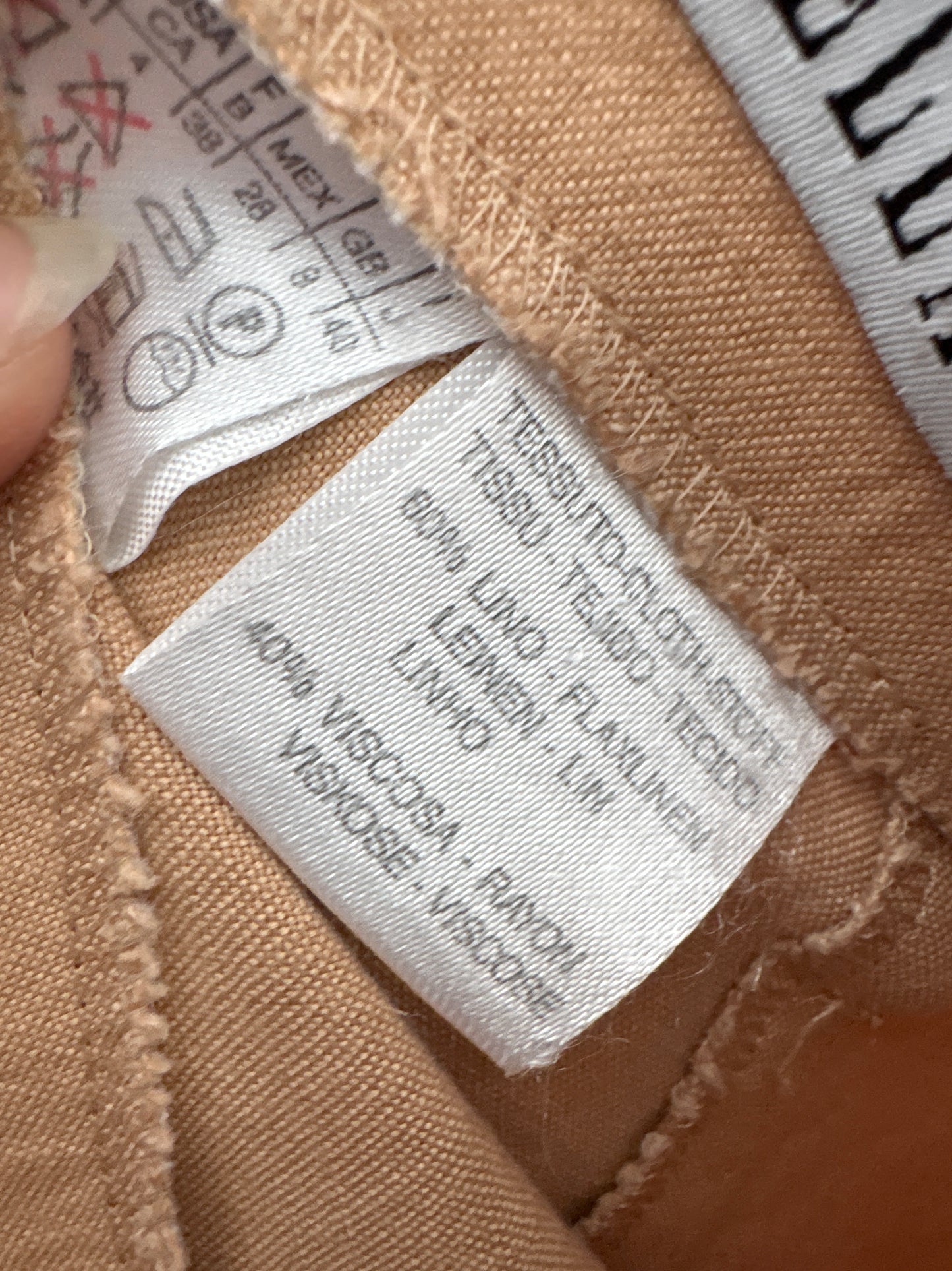 Fustă camel Marella by Max Mara din pânză moale premium midi cu talie ultra înaltă