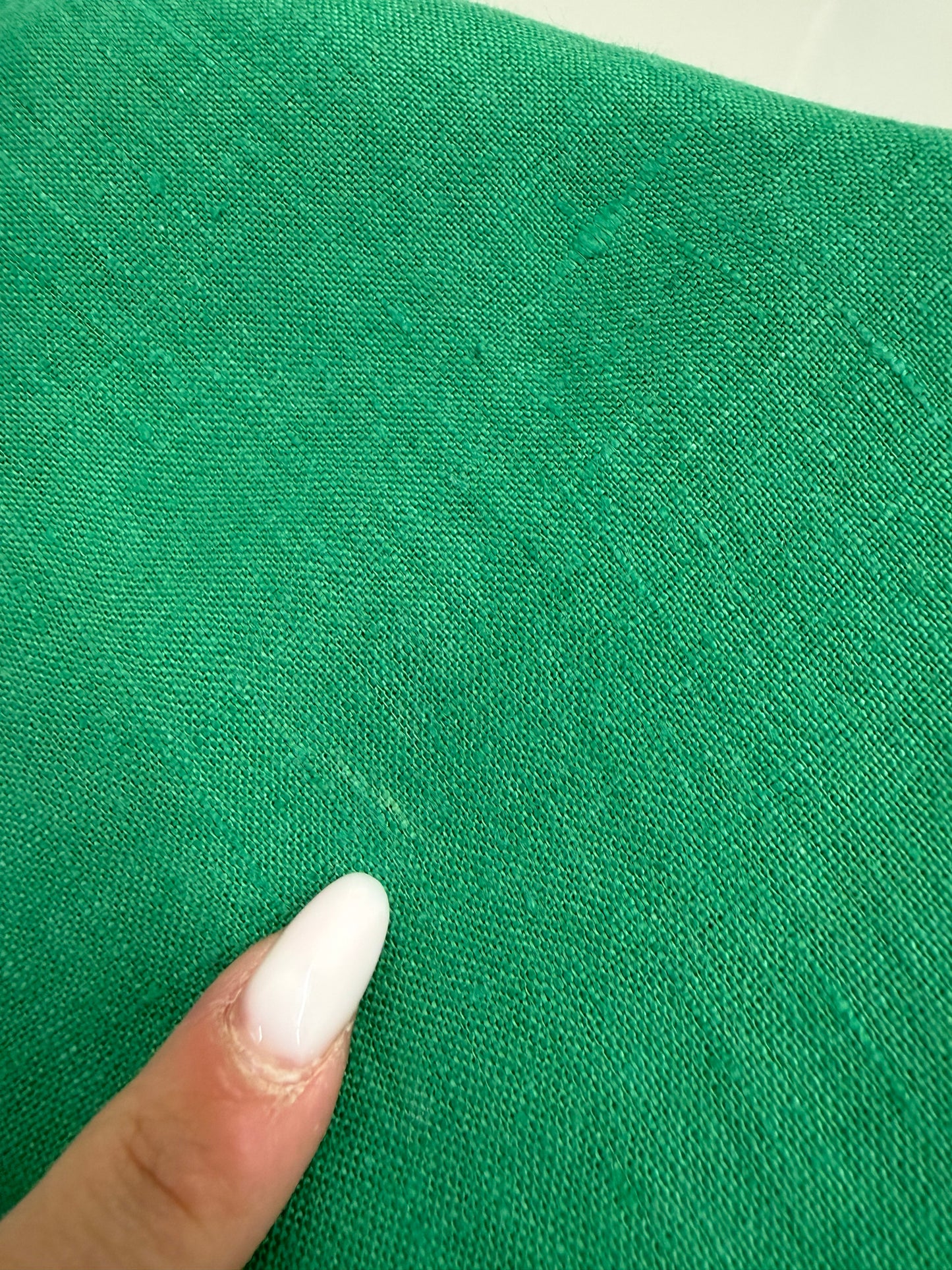 Rochie maxi din in excepțional cu buzunare și croi cambrat