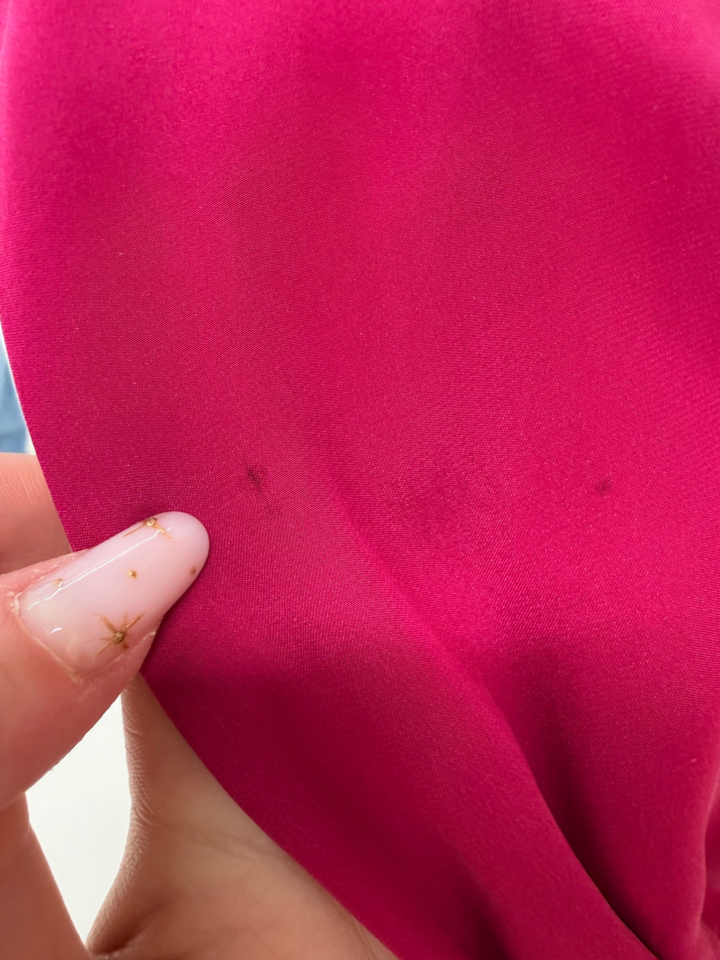 Cămașa italiană fucsia din mătase naturală grea cu broderie manuală