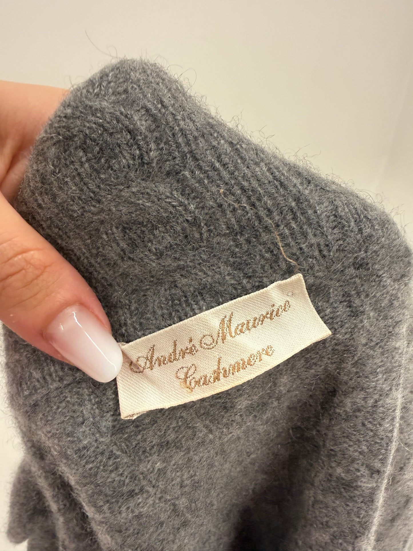 Sacou cambrat gros din cașmir high end multiply cu torsade