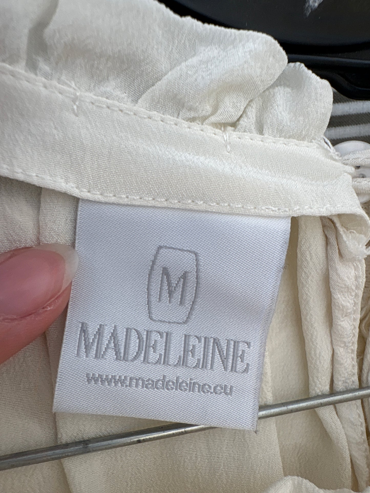Top luxury Madeleine in croi minimalist modern din mătase naturală