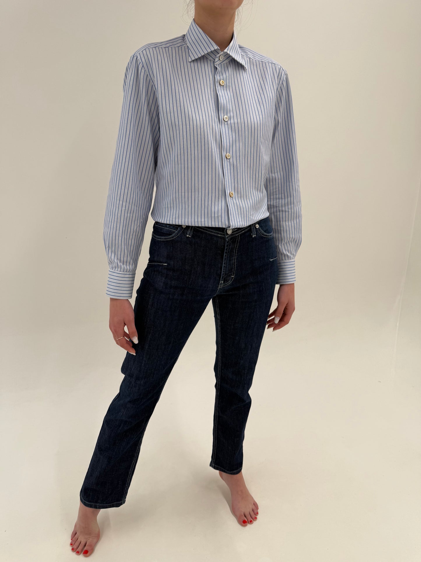Jeans tall Versace dark wash ultra confort modelatori straight leg