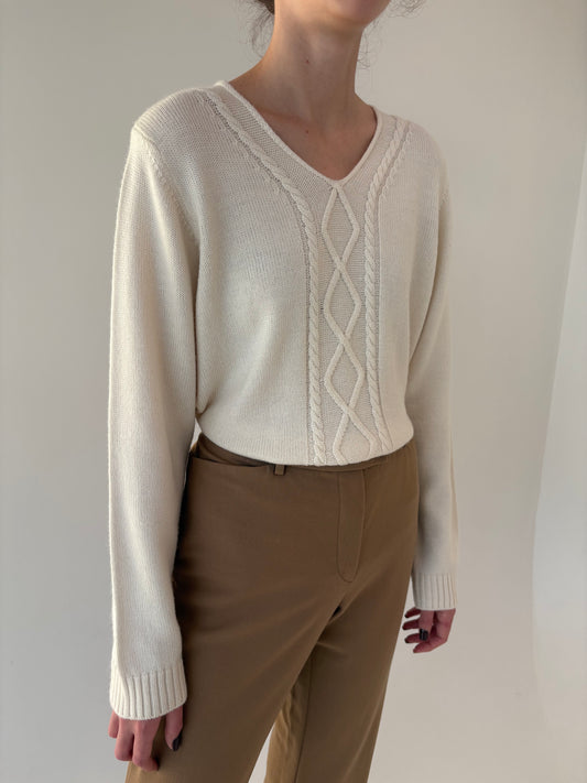 Pulover de brand luxury plus size Elena Miro din lana merino extrafina