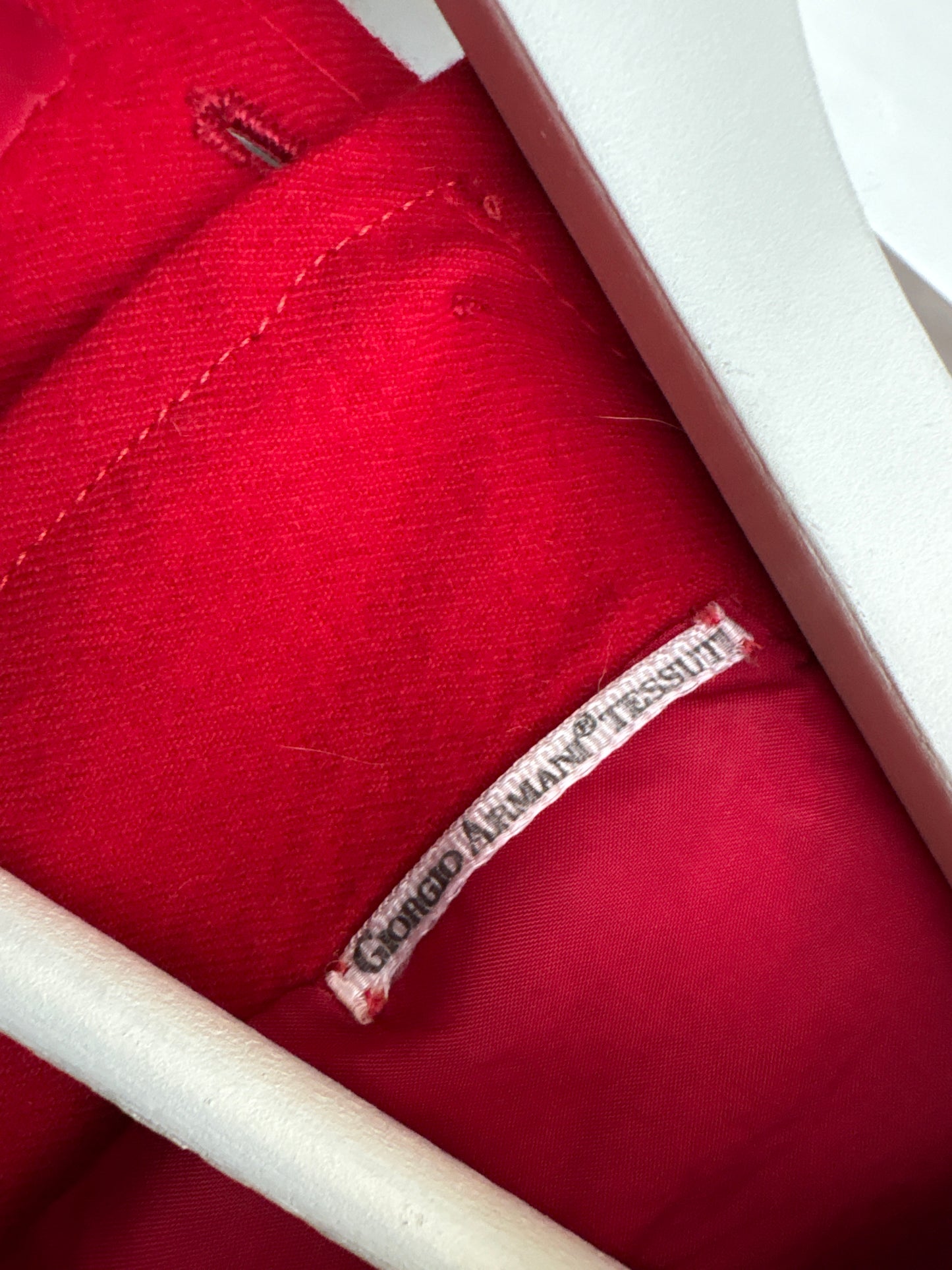 Rochie vintage ultra luxury din stofă de lana excepțională Giorgio Armani