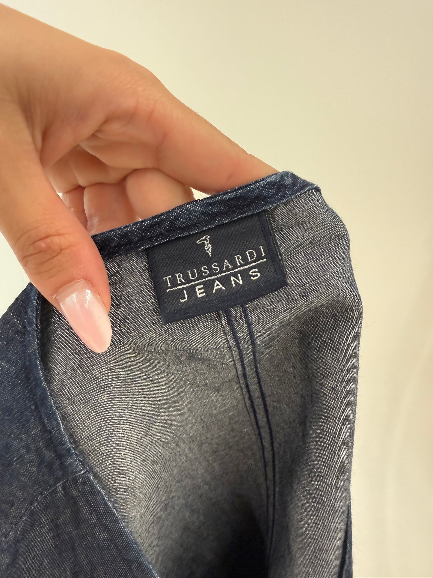 Corsaj luxury Trussardi din pânză tip jeans