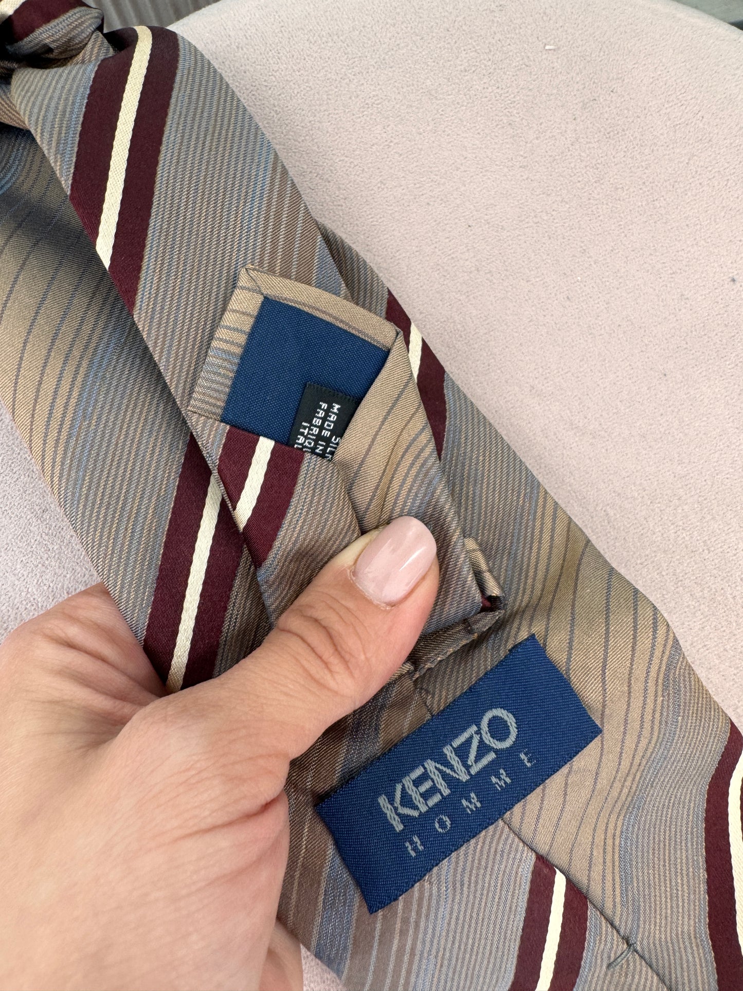 Cravata Kenzo din mătase naturală