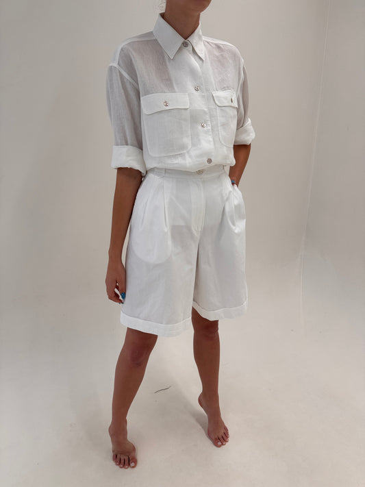 Pantaloni Les Copains din poplin excepțional de bumbac