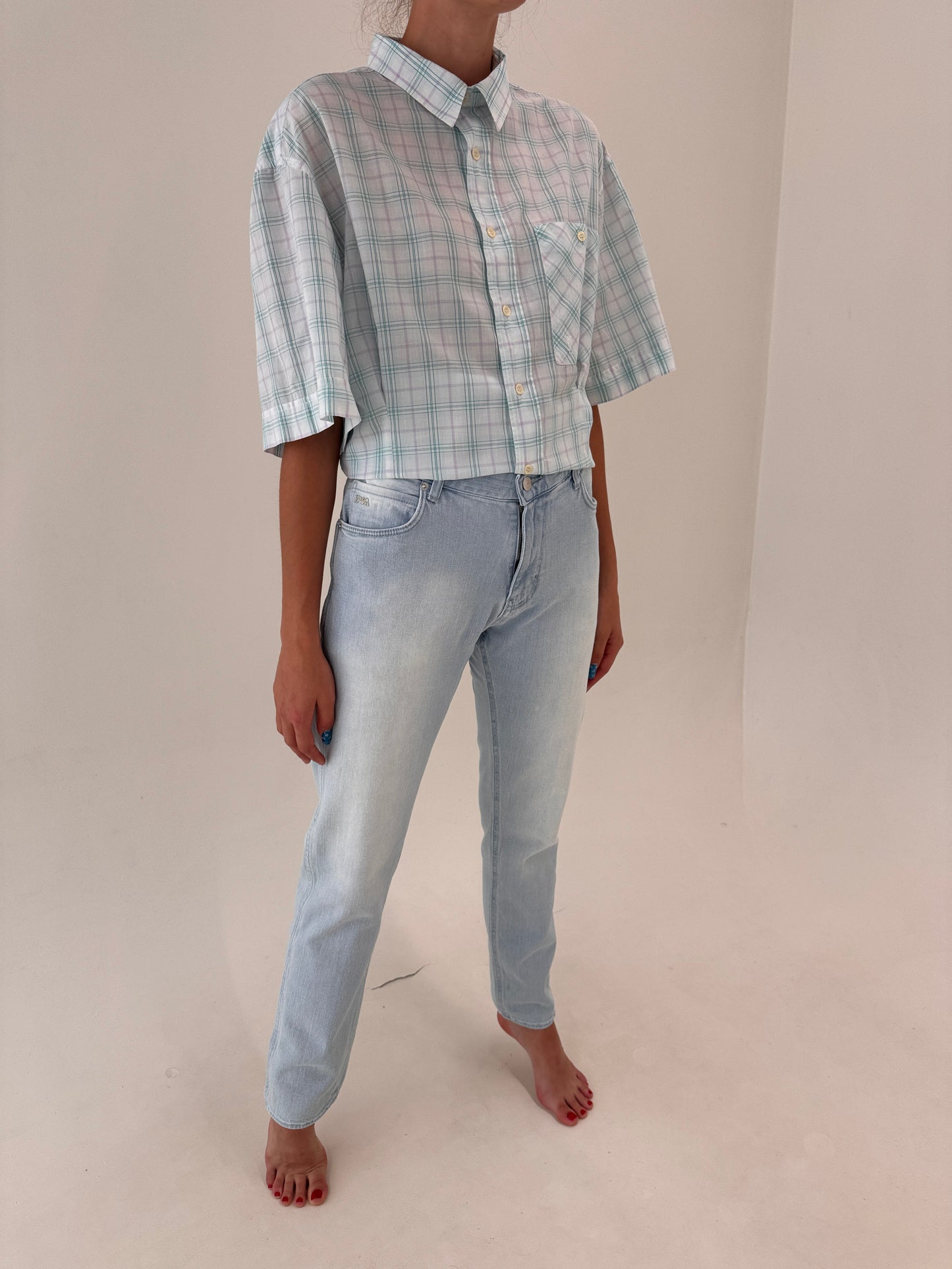 Jeans Armani ultra confort tall light wash in croi clasic