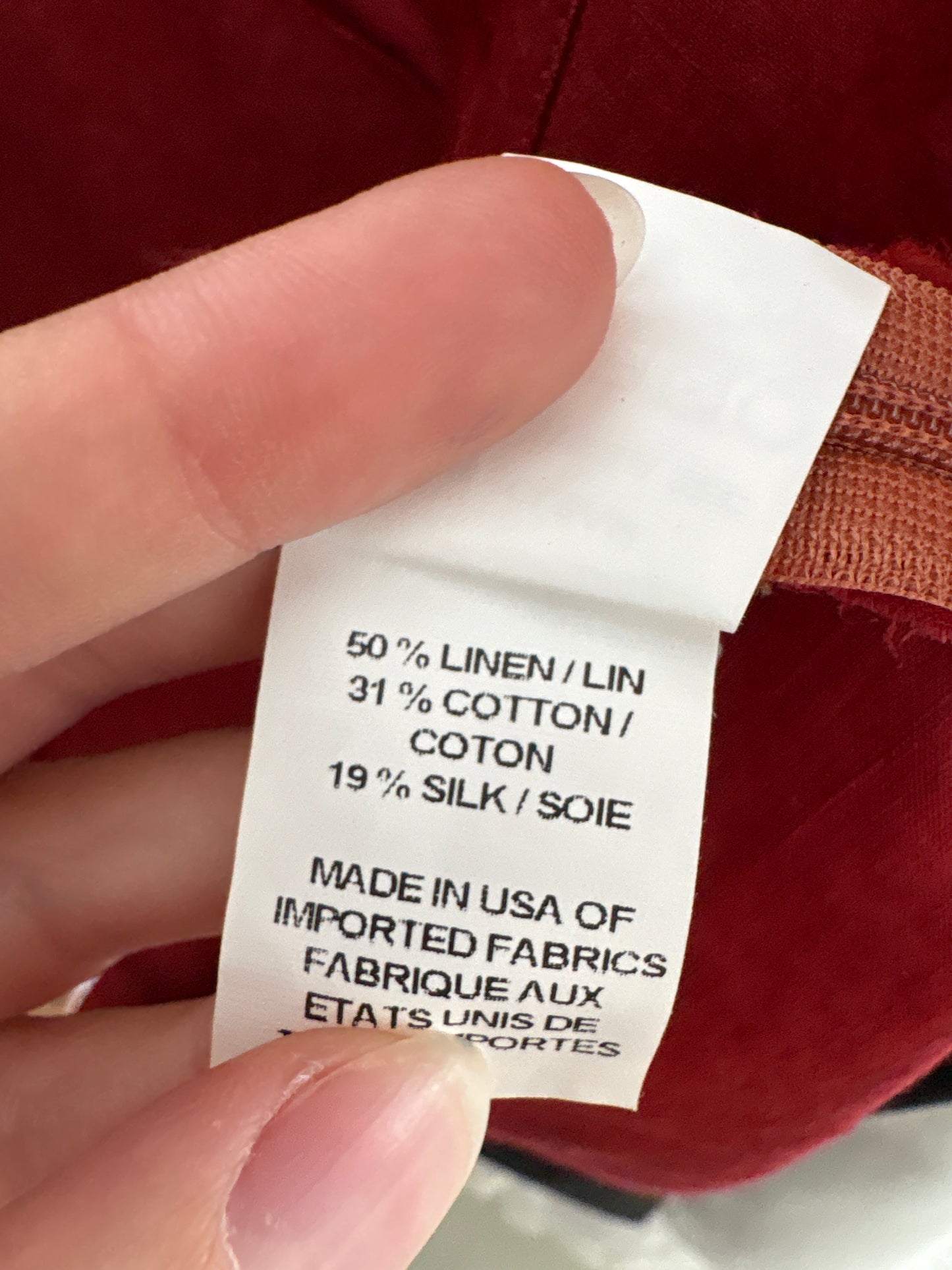 Top Marc Jacobs in culoare super în trend din in, mătase naturală și bumbac
