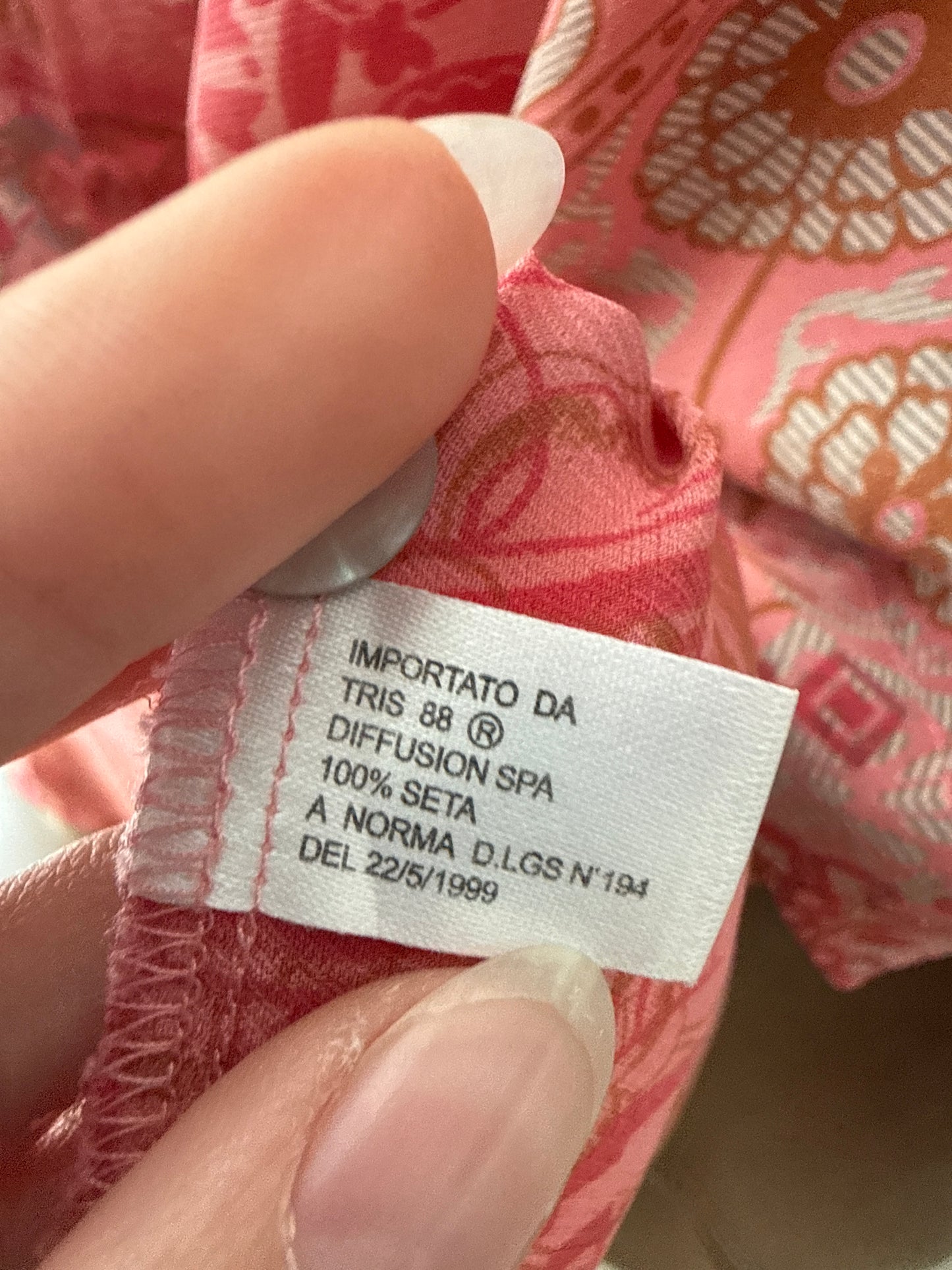 Cămașa din mătase naturală cu print paisley