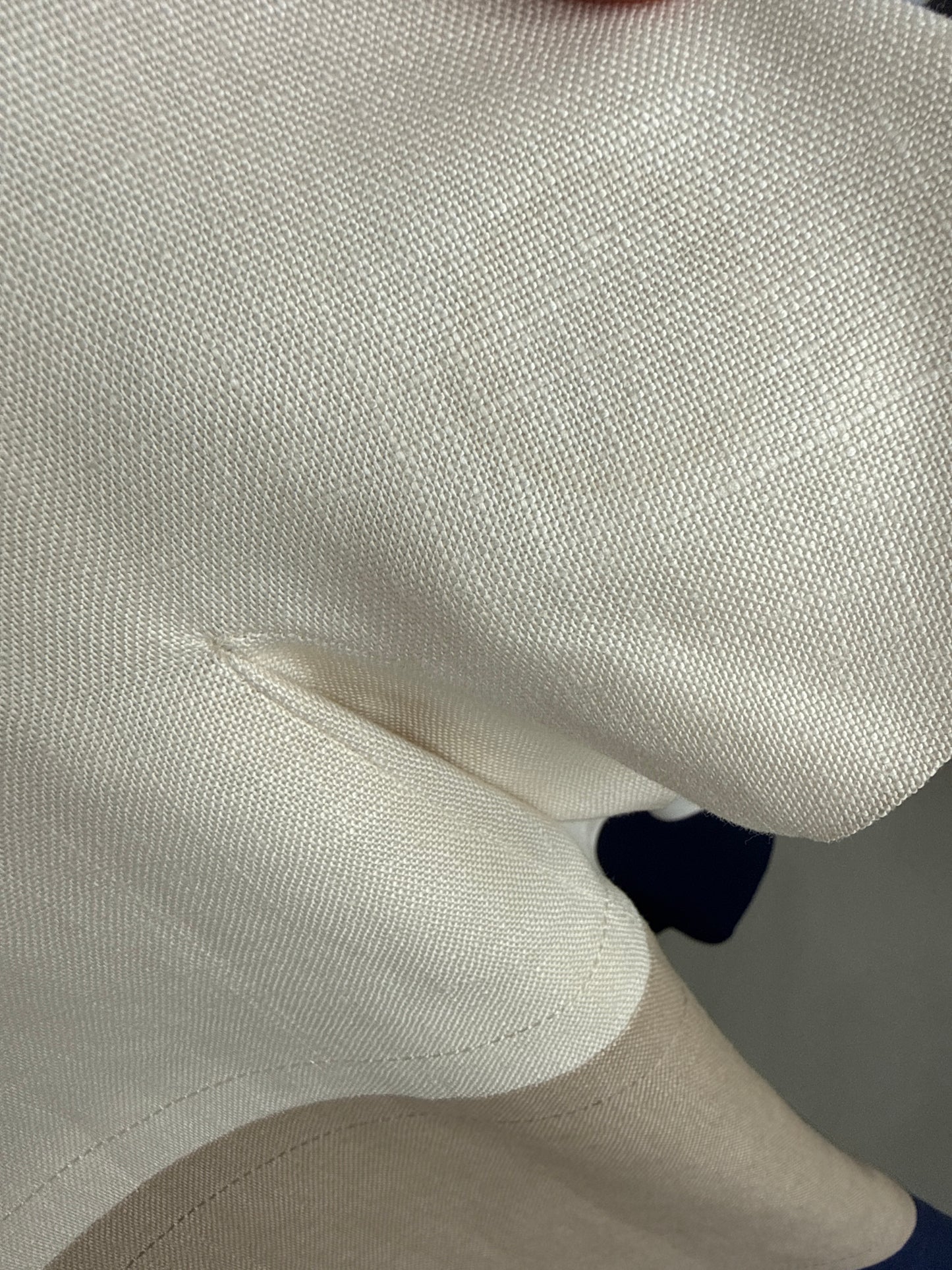 Rochie Old vintage anii 60 de colecție nouă cu eticheta din pânză structurată extrafina de in