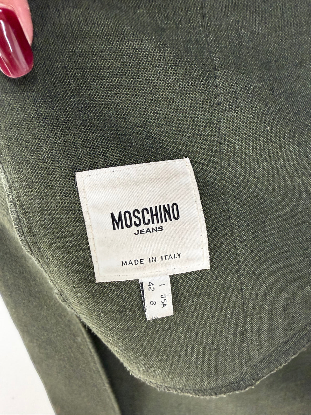 Palton Moschino petite din lana extrafina cu fața dublă de toamnă