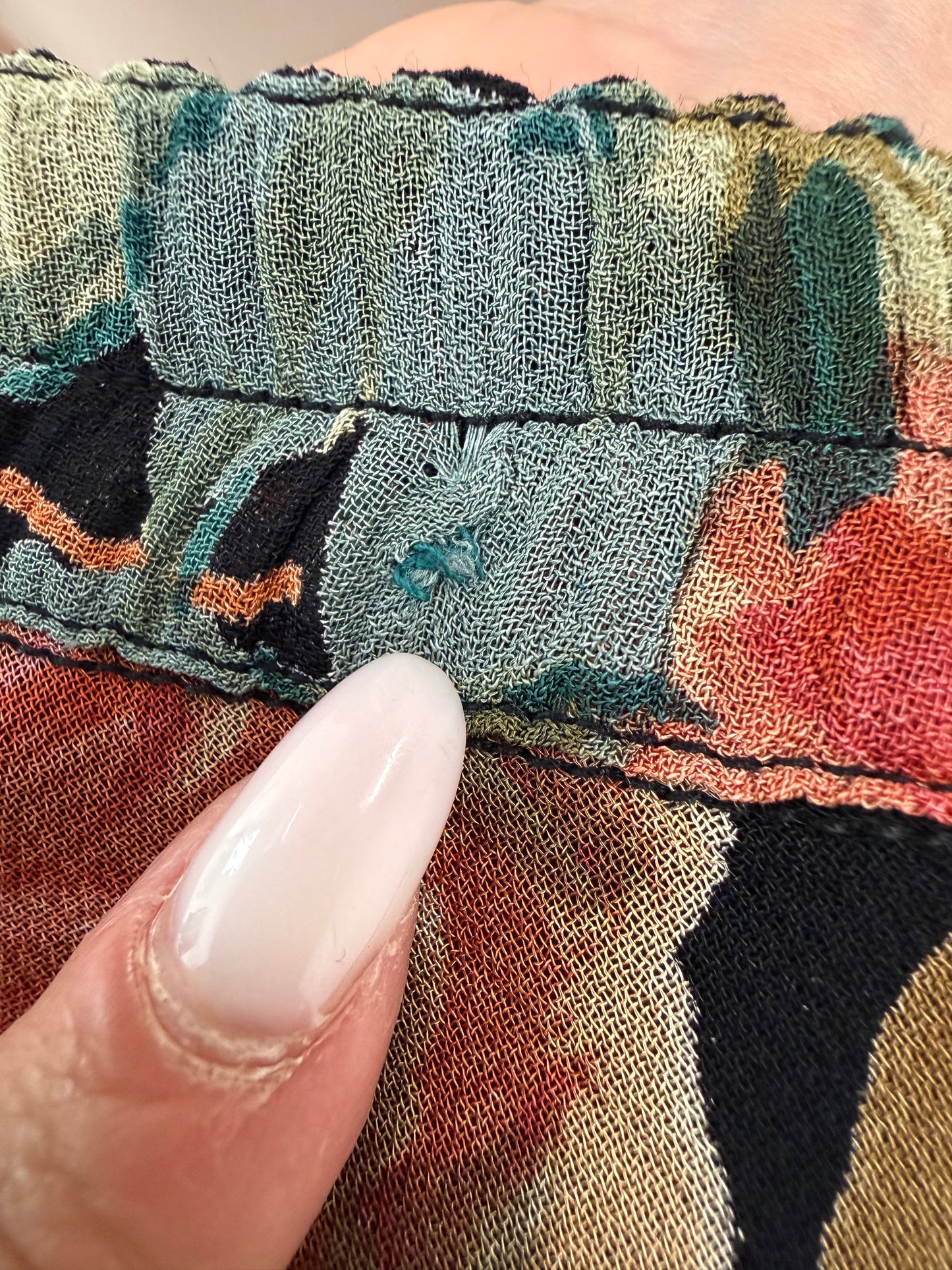 Fustă maxi cu print floral superb și talie ultra înaltă elastică marcată
