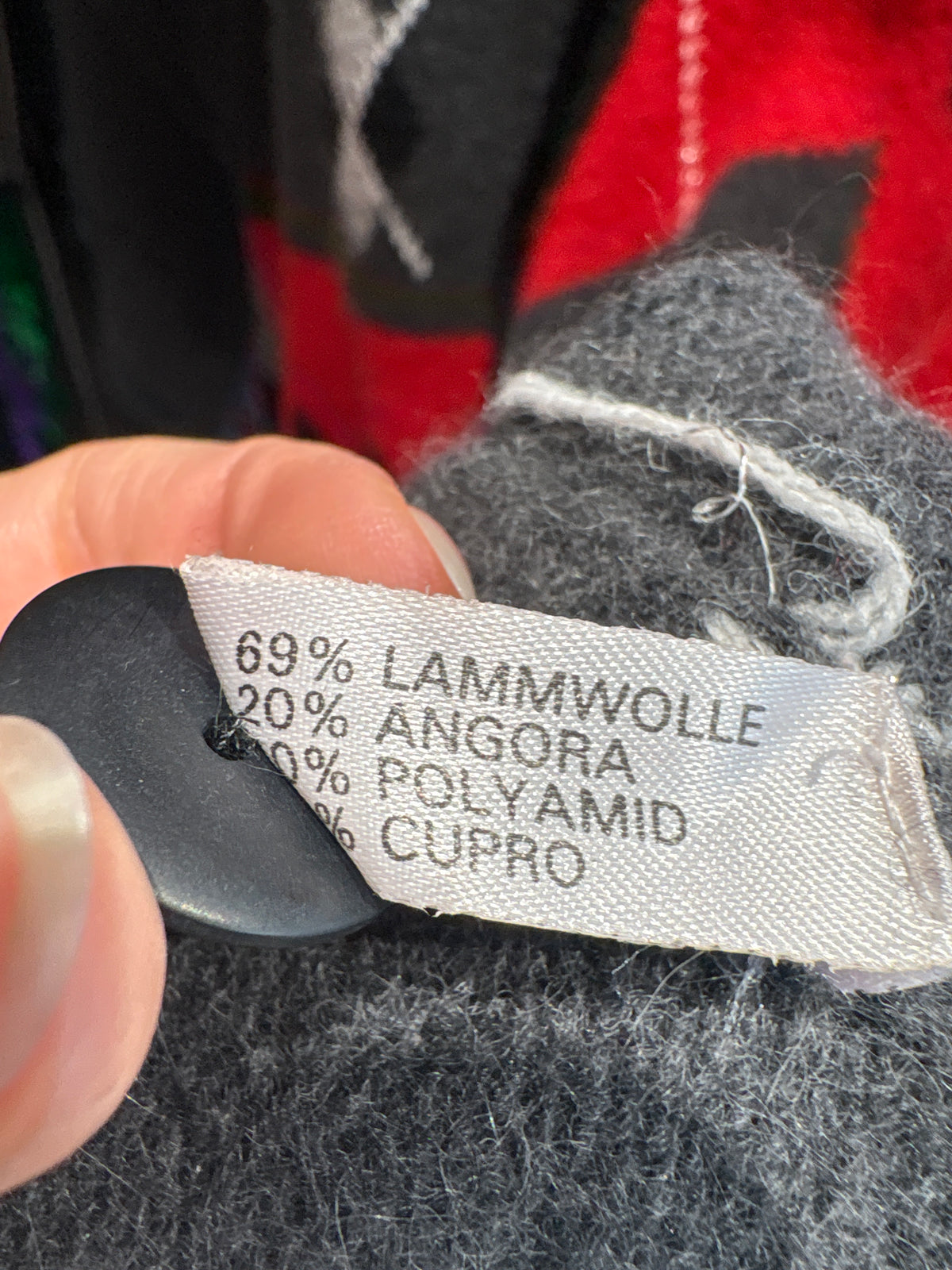 Cardigan petite excepțional vintage gros din Angora cu lana extrafina
