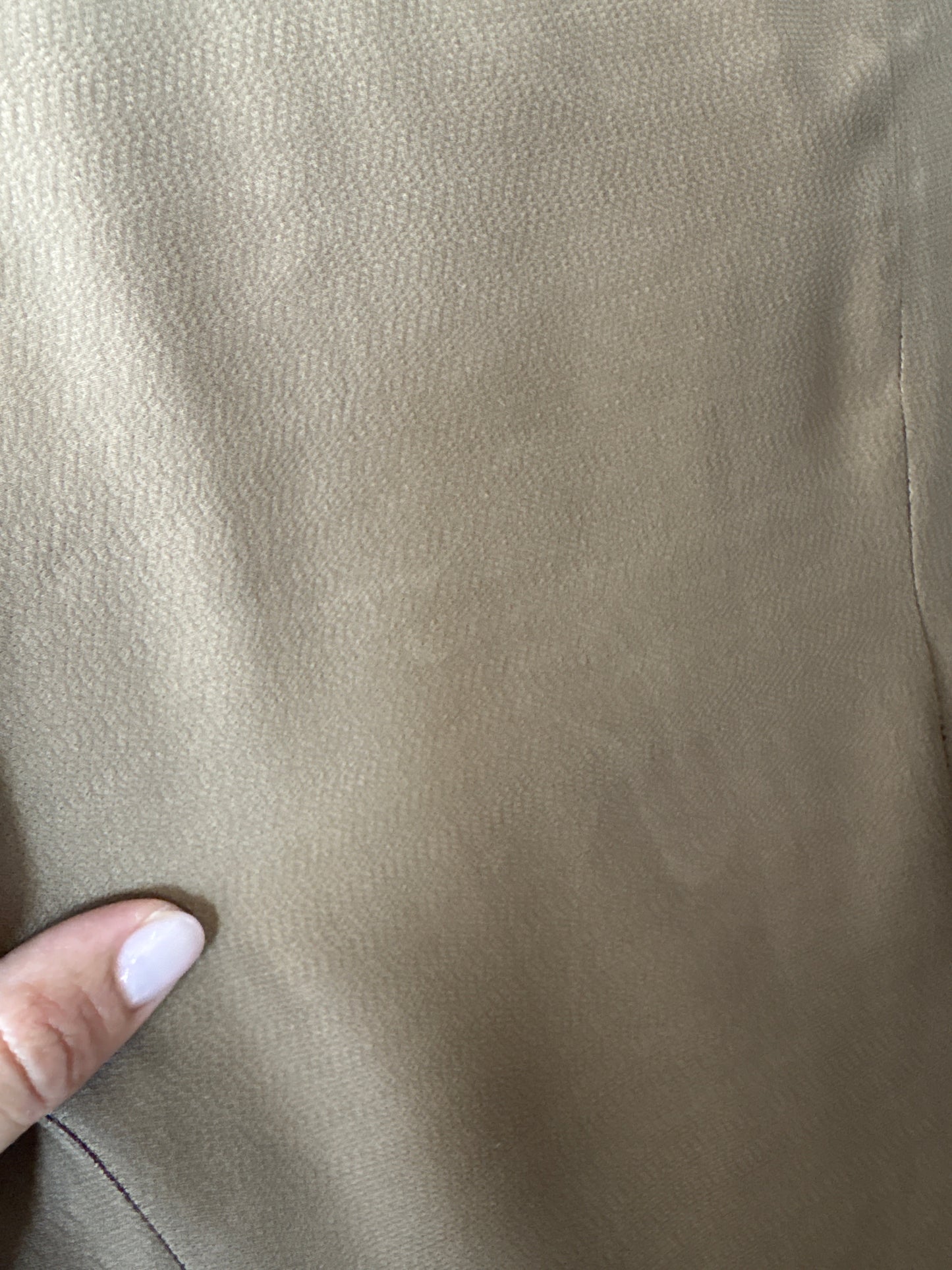 Sacou cambrat din mătase naturală mushroom brown inc roi minimalist