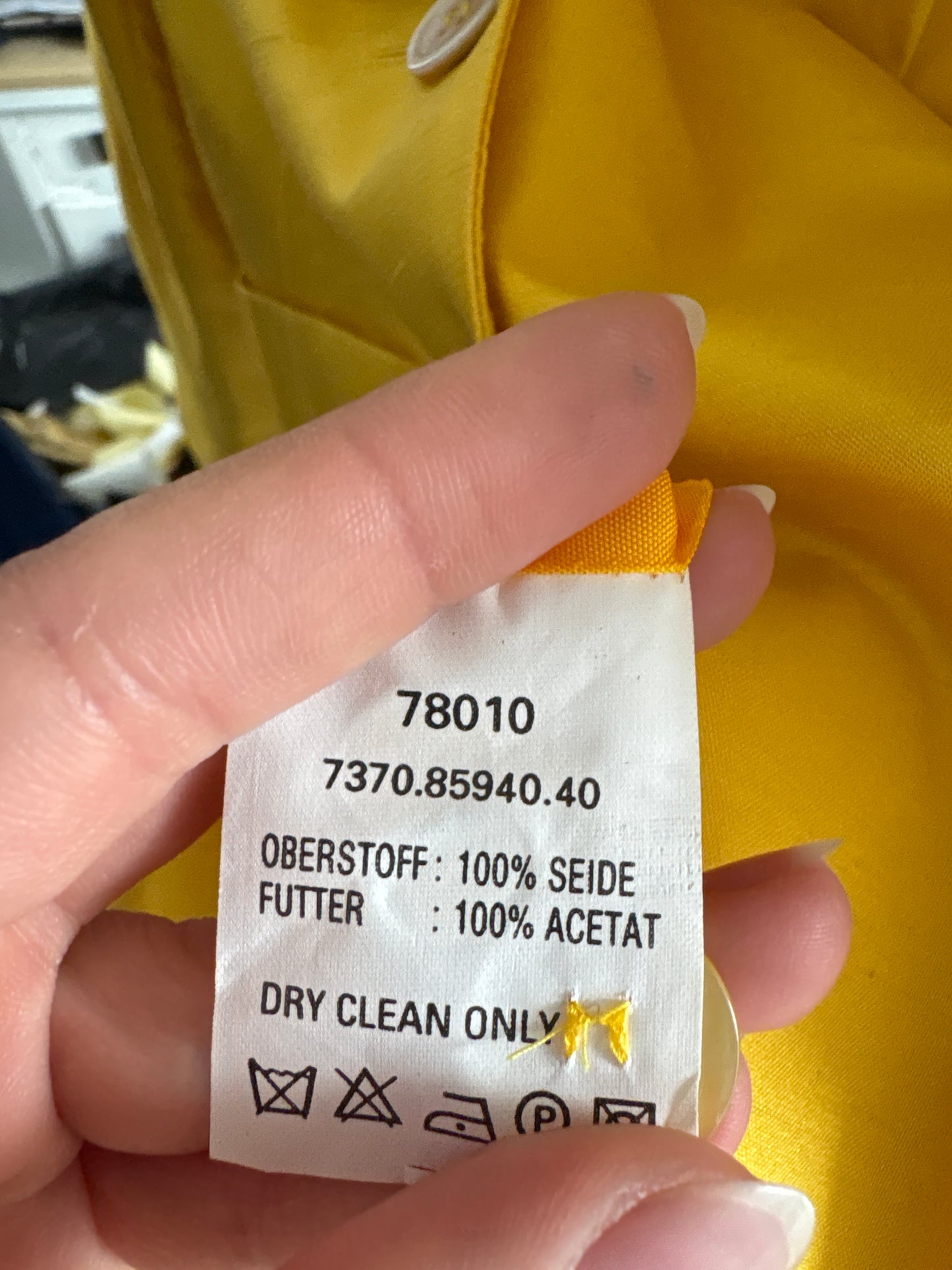 Sacou vintage din mătase naturală dupioni în croi ușor cambrat