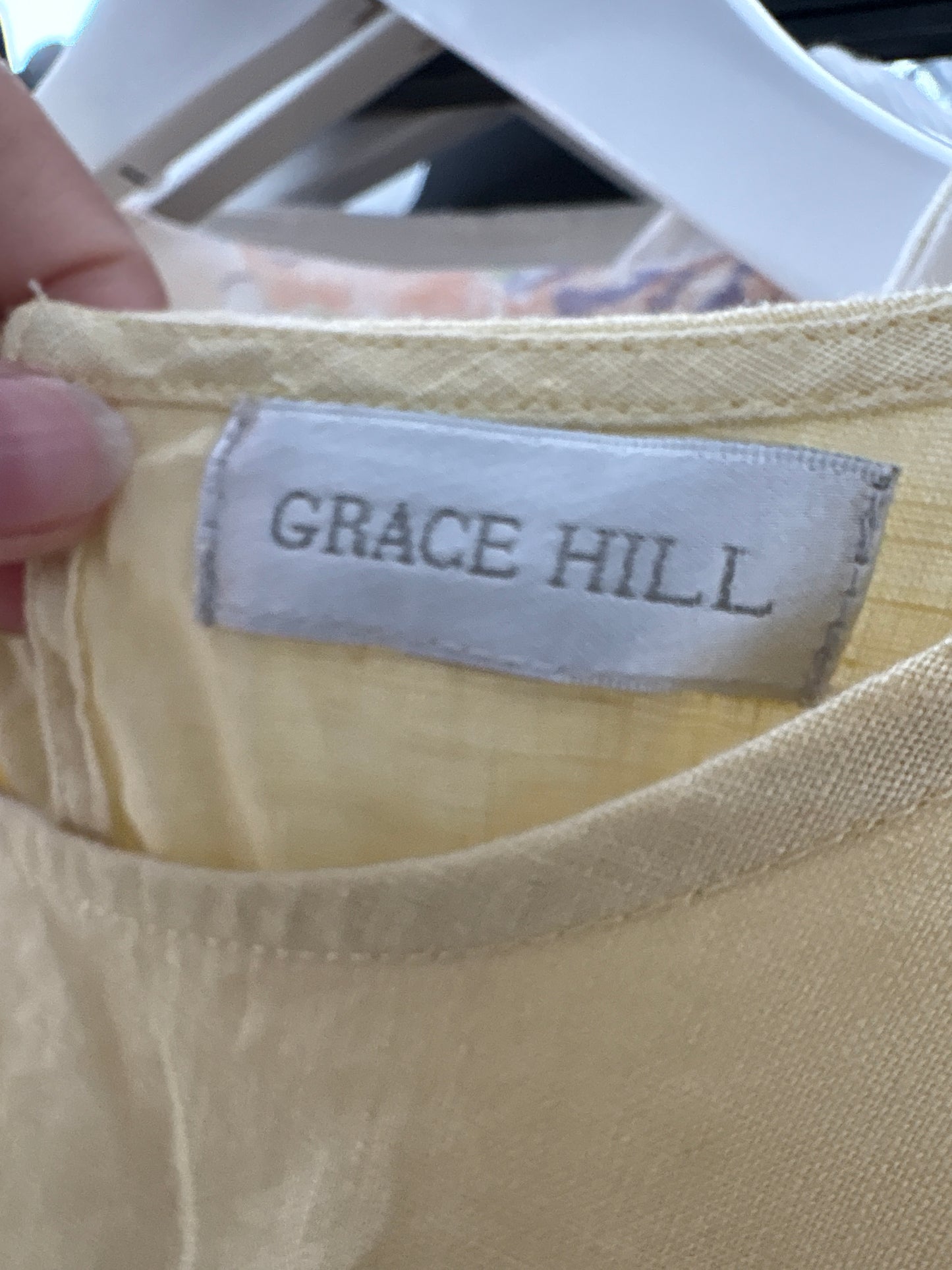 Rochie maxi din in premium cu talie ultra înaltă elastică și mâneci clopot