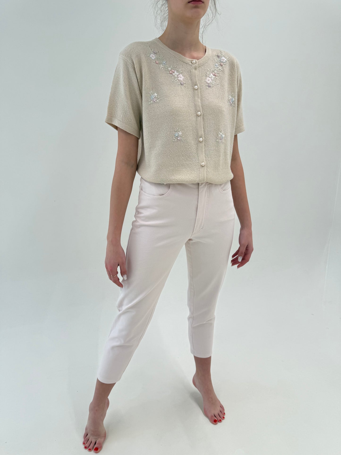 Jeans petite powder Pink premium made in ITALY ultra confort modelatori