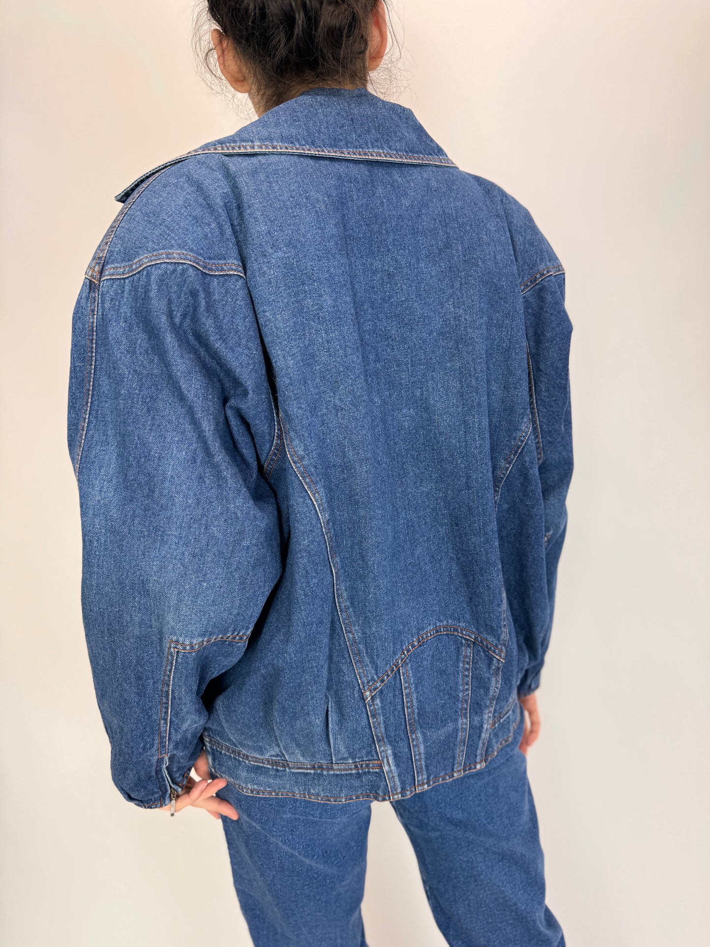 Bomber vintage din jeans