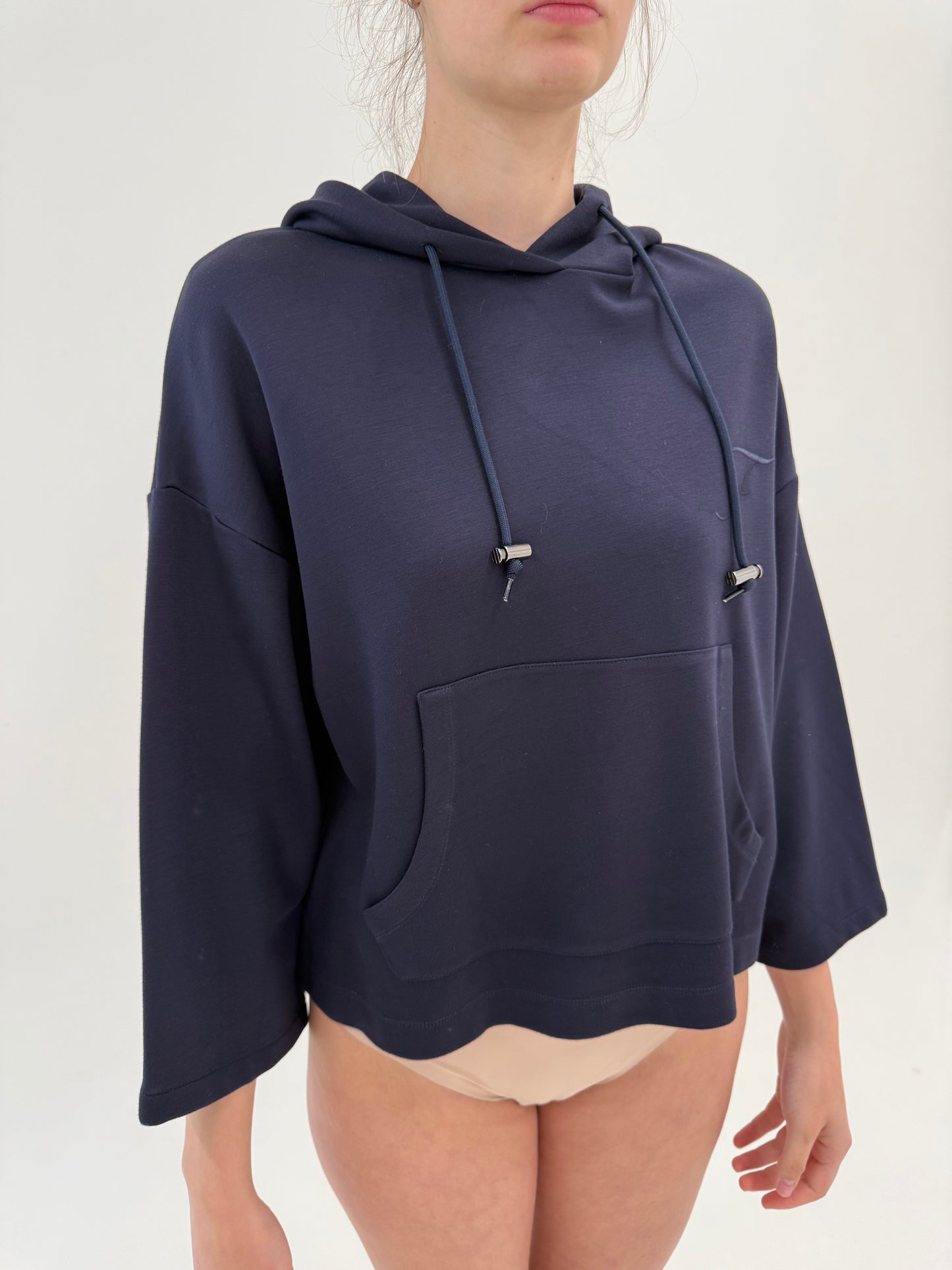 Hoodie de brand luxury italian Fay din bumbac în croi oversized