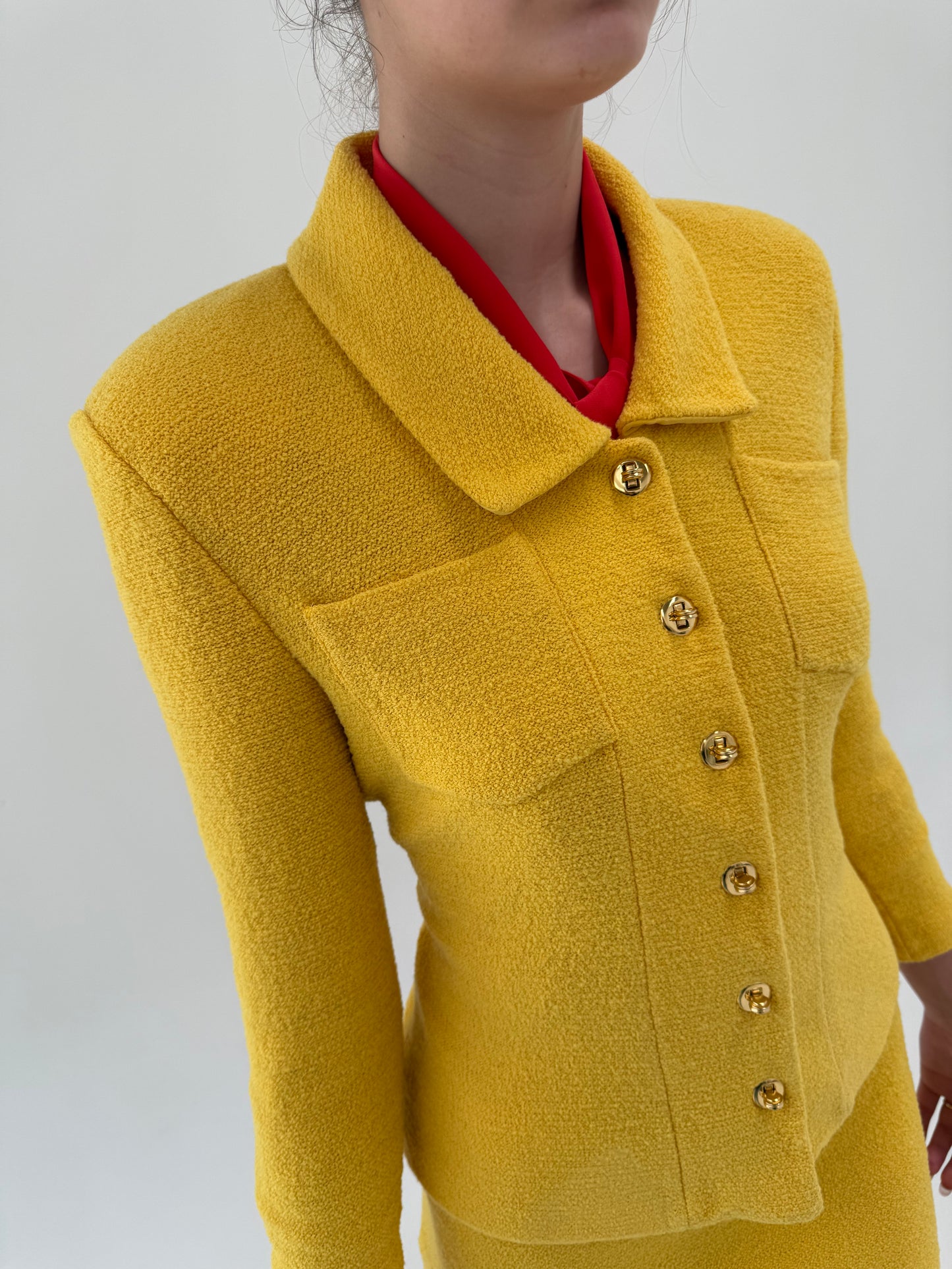 Deux piece vintage ultra luxury de brand concurent Chanel anii 90-00