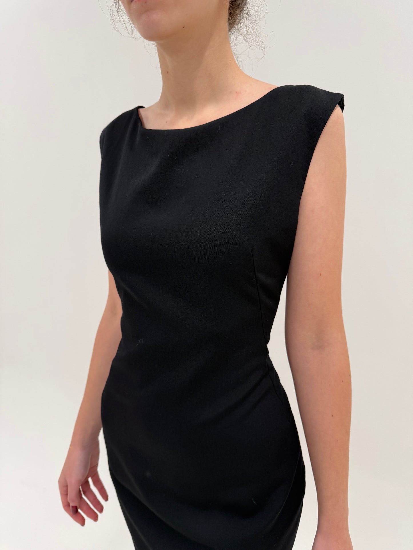 Sheath dress Old vintage YSL de colecție day to night din lana extrafina