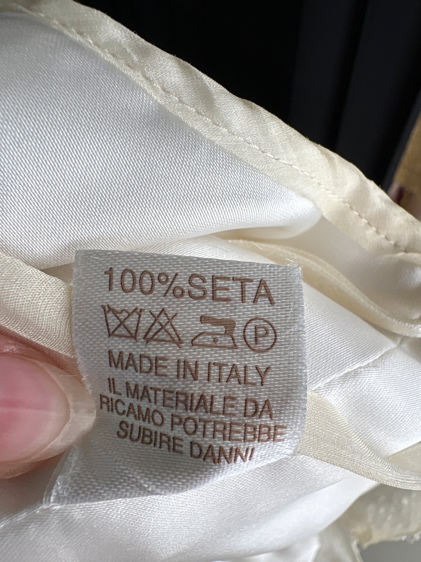 Corset vintage nou din mătase naturală și organza cu aplicații manuale