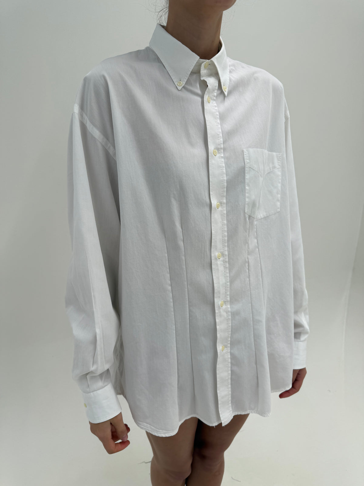 Cămașa luxury Ungaro din poplin excepțional de bumbac plus size