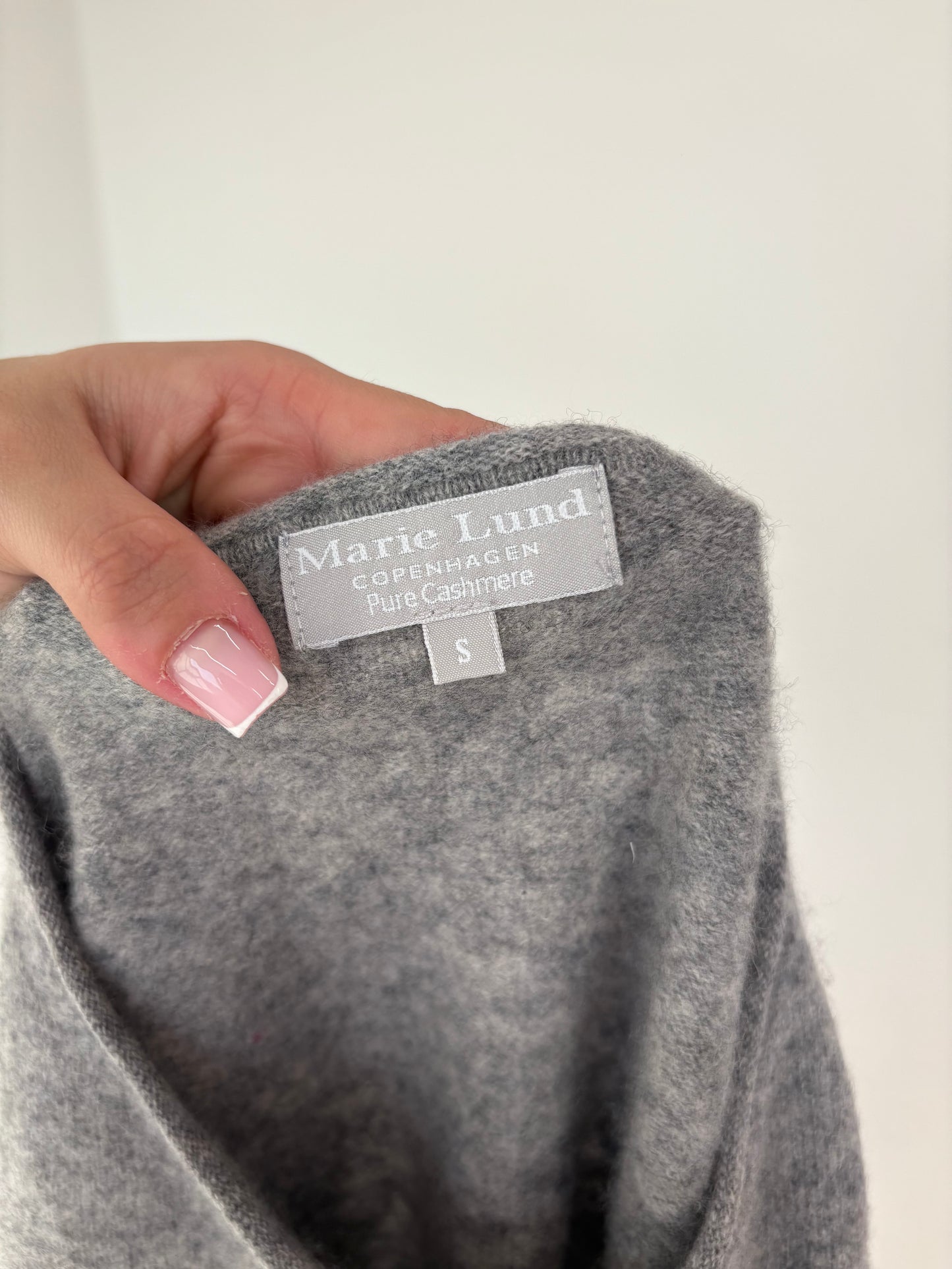 Pulover de cașmir multiply silver gray