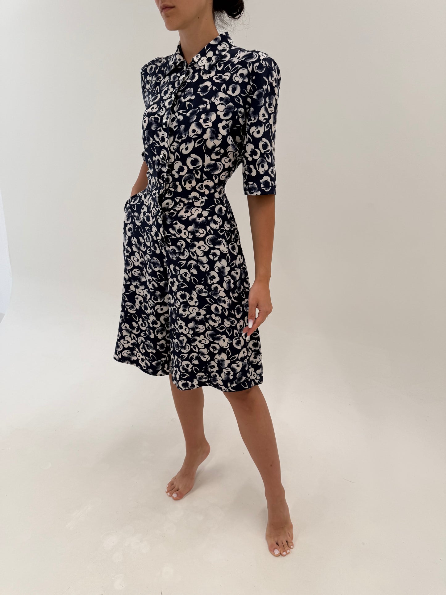Salopetă din twill de mătase naturală de brand luxury italian Mariela Burani