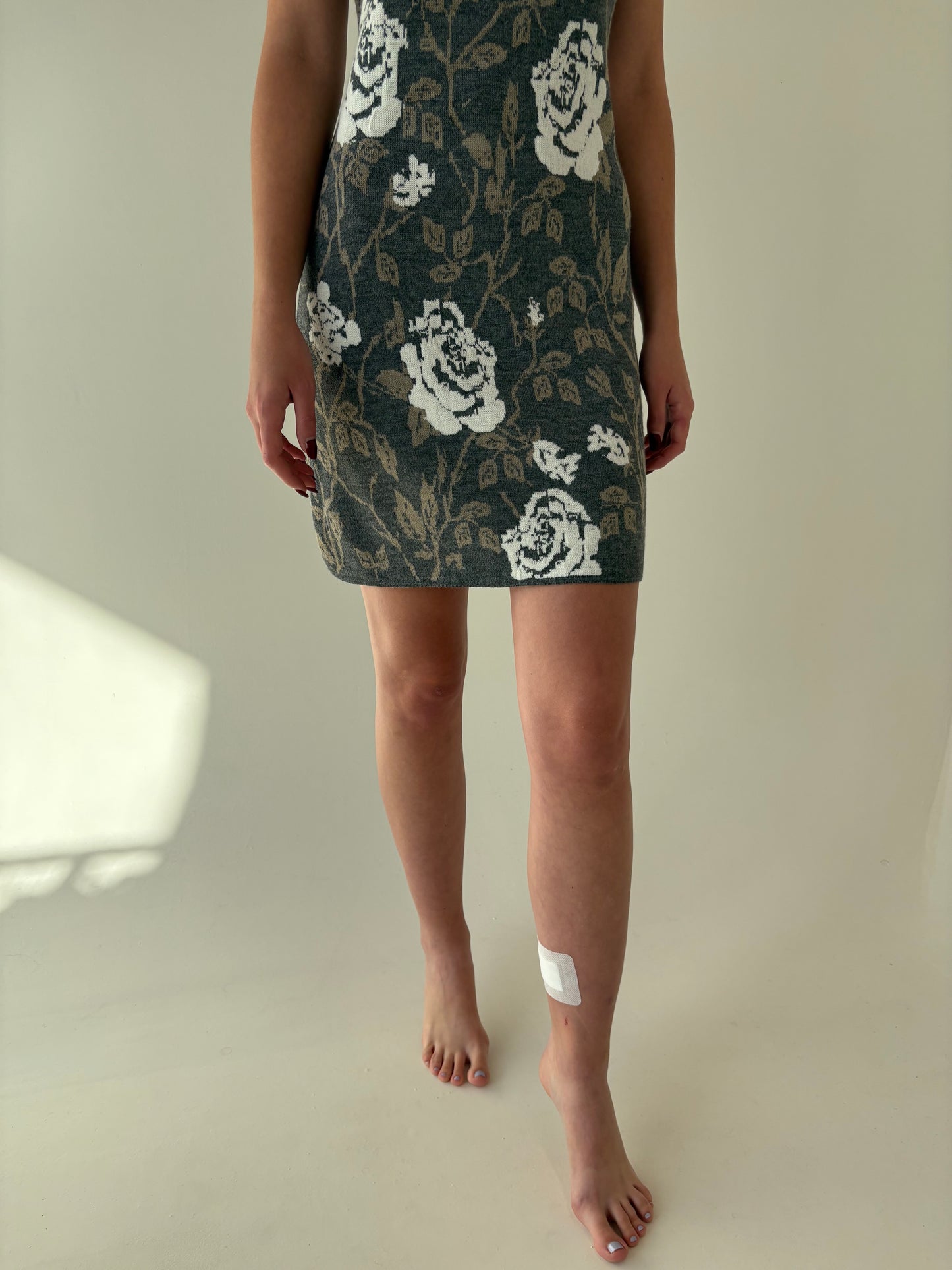 Rochie din jerse excepțional de gramaj mare din lana merino extrafina