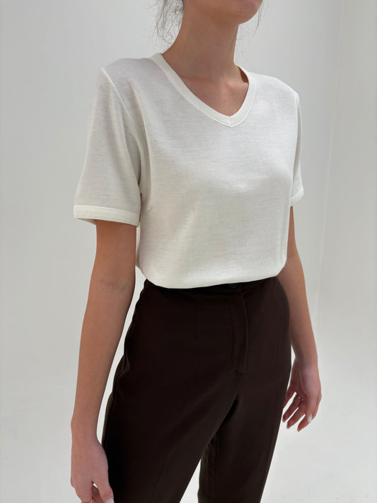 Top din lanita extrafina și interior de bumbac