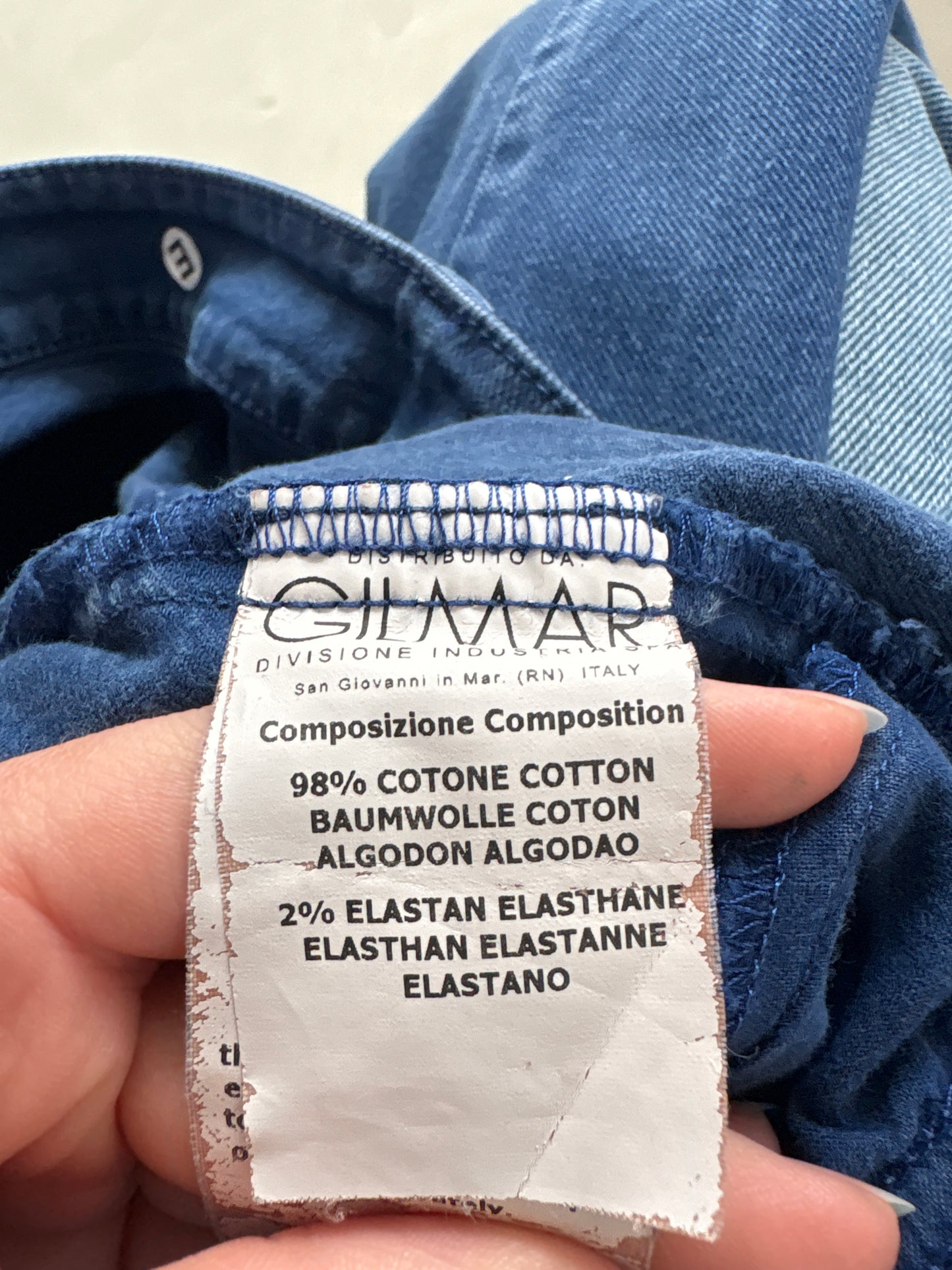 Jeans luxury vintage Iceberg indigo wash straight leg ultra confort