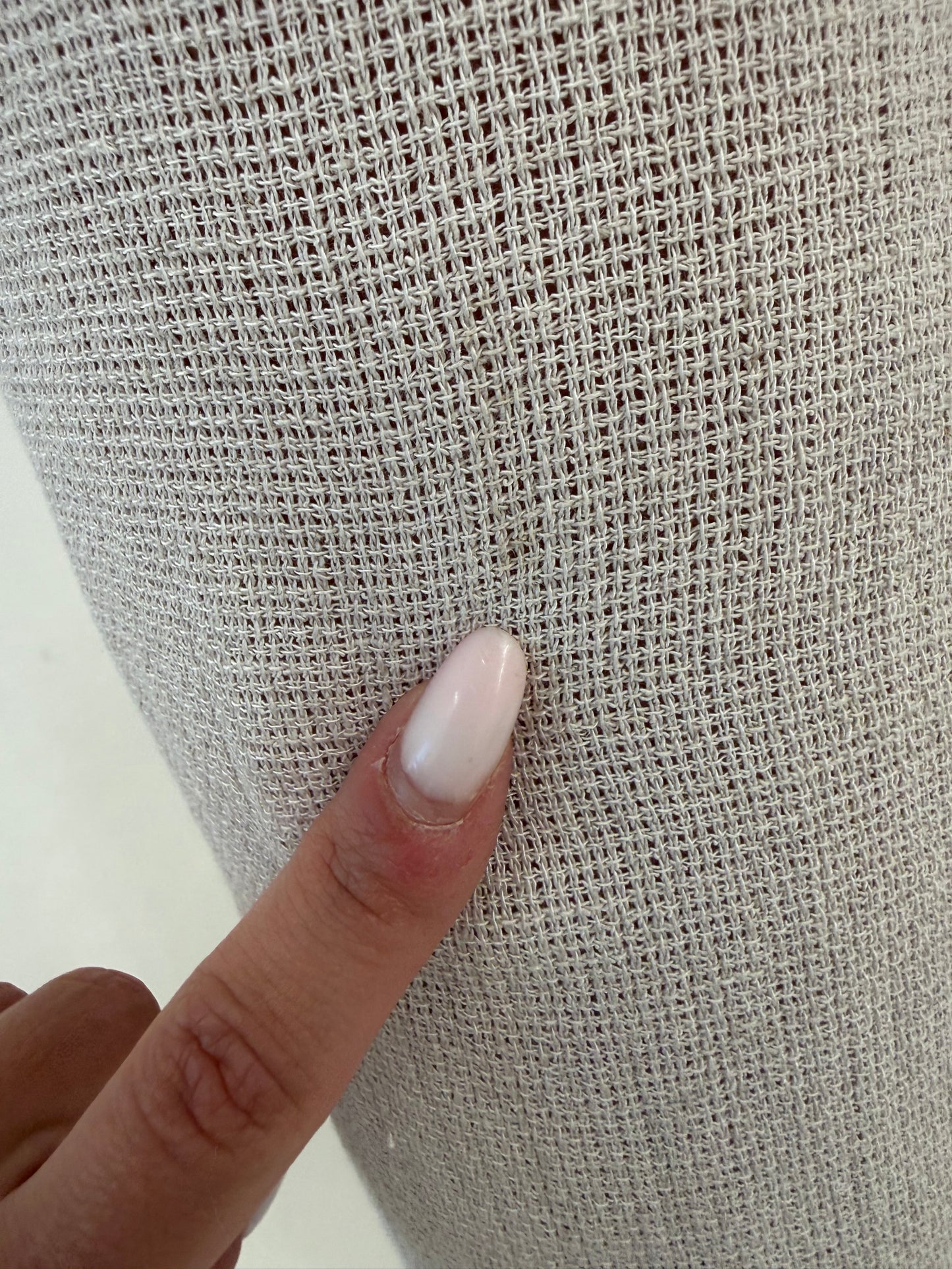 Rochie vintage din pânză excepțională de in cu corsaj în nuanțe neutre