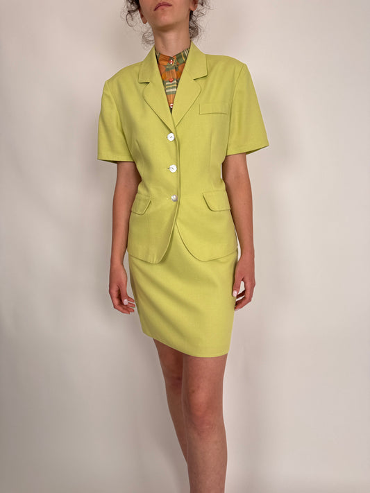 Deux piece vintage verde crud