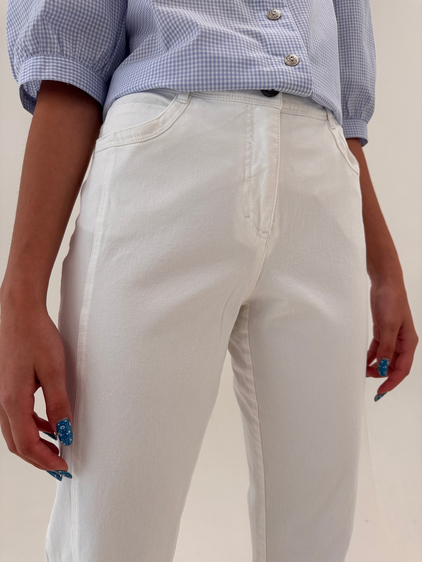 Pantaloni petite ultra confort modelatori din bumbac premium